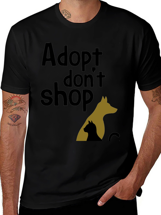 Adopt Dont Shop Tee - Animal Lover T-Shirt