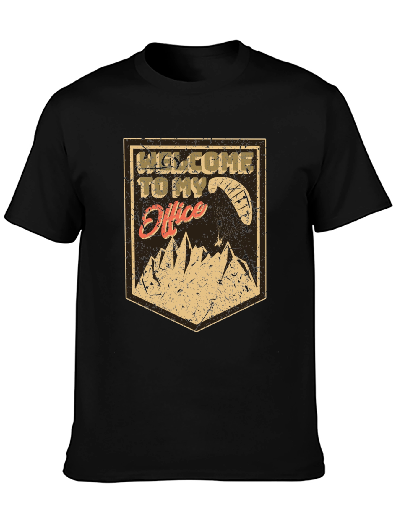 Welcome to My Office T-Shirt Paragliding Adventure Tee