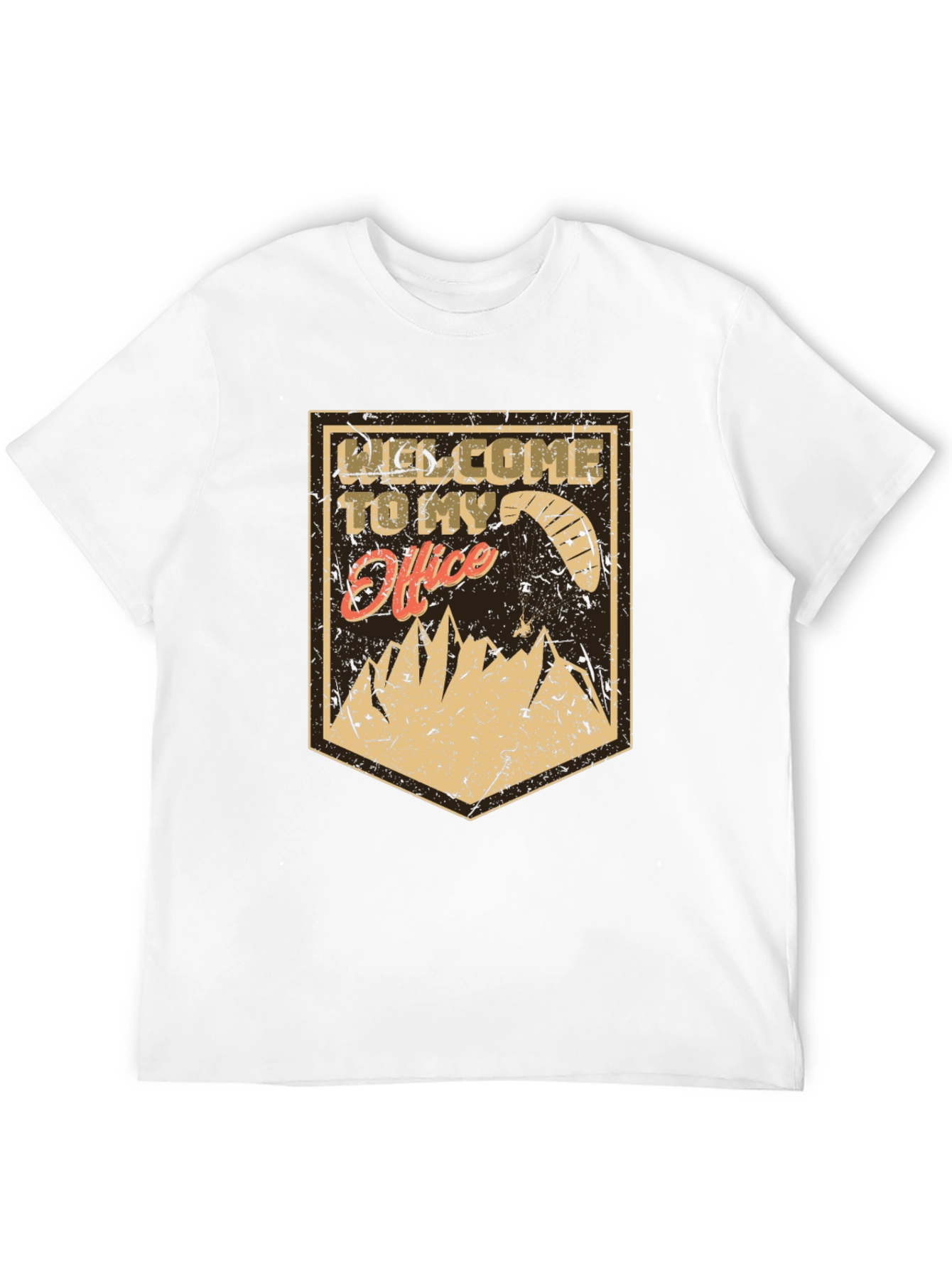Welcome to My Office T-Shirt Paragliding Adventure Tee