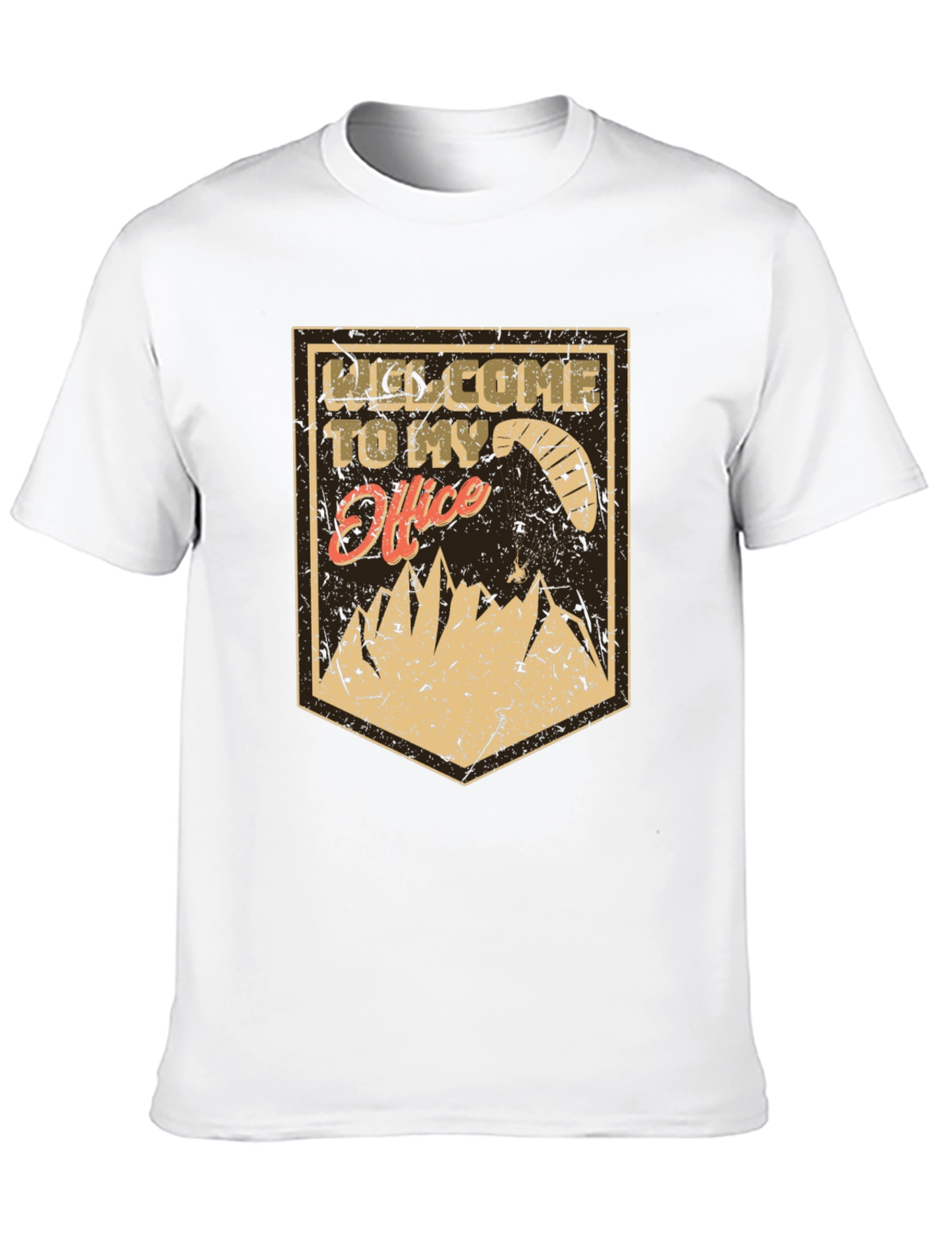 Welcome to My Office T-Shirt Paragliding Adventure Tee