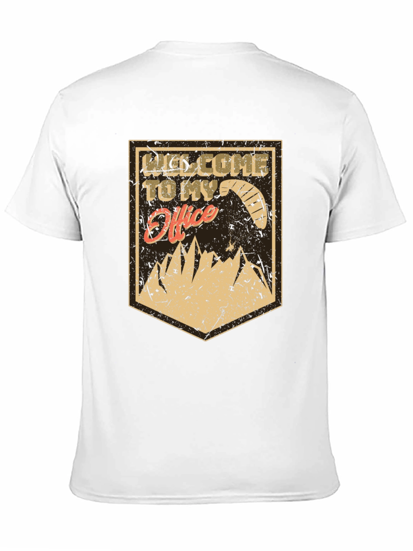 Welcome to My Office T-Shirt Paragliding Adventure Tee