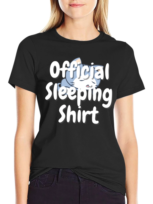 Official Sleeping Shirt - Funny Novelty Tee