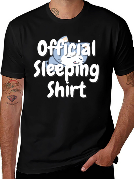 Official Sleeping Shirt - Funny Novelty Tee