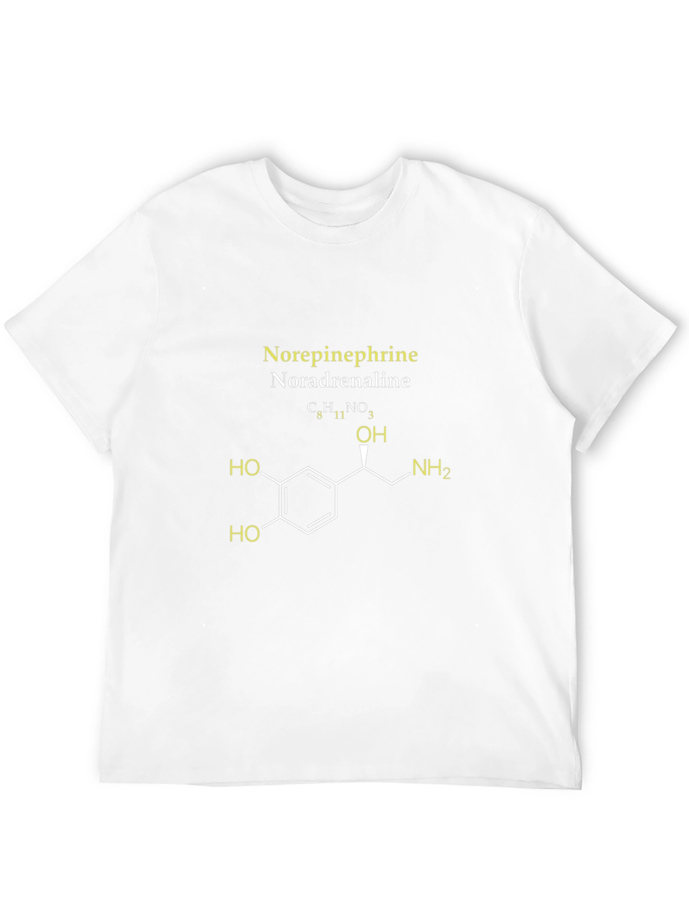 Norepinephrine Molecule Graphic T-Shirt