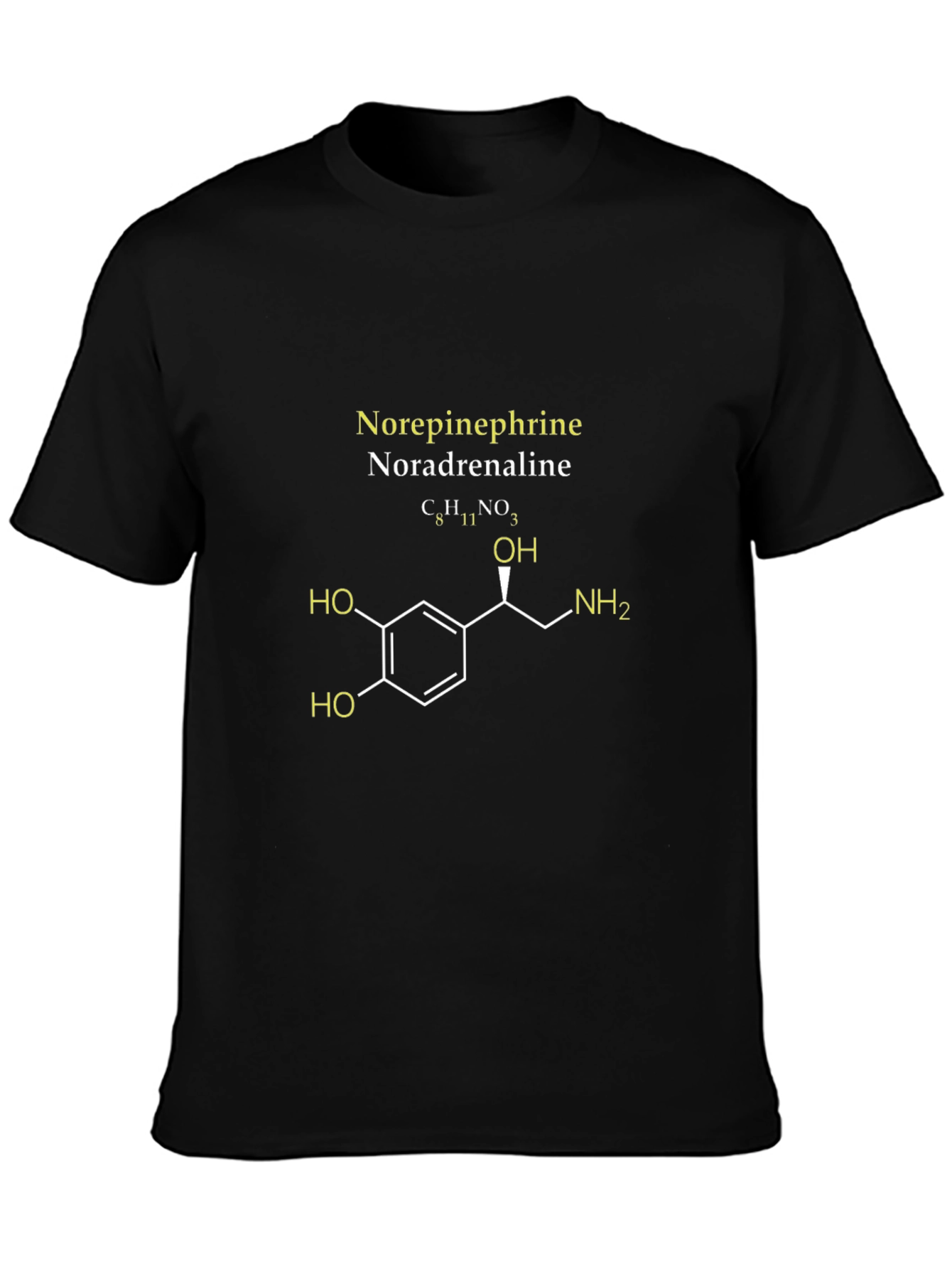 Norepinephrine Molecule Graphic T-Shirt