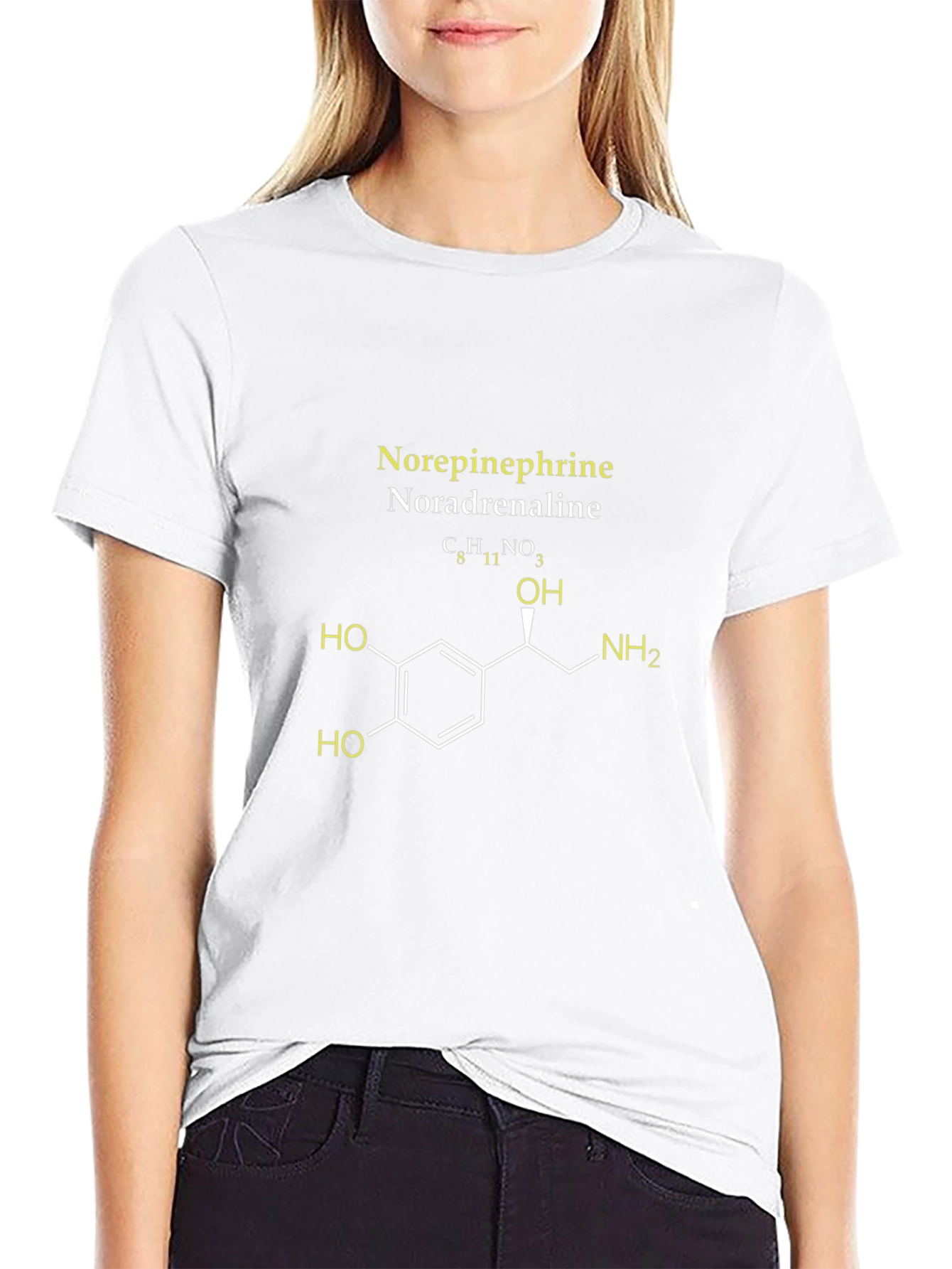 Norepinephrine Molecule Graphic T-Shirt