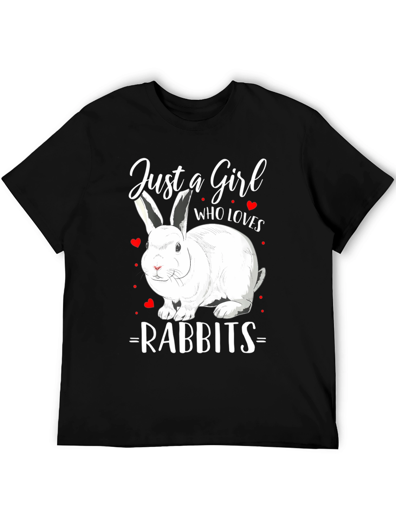 Just a Girl Who Loves Rabbits T-Shirt