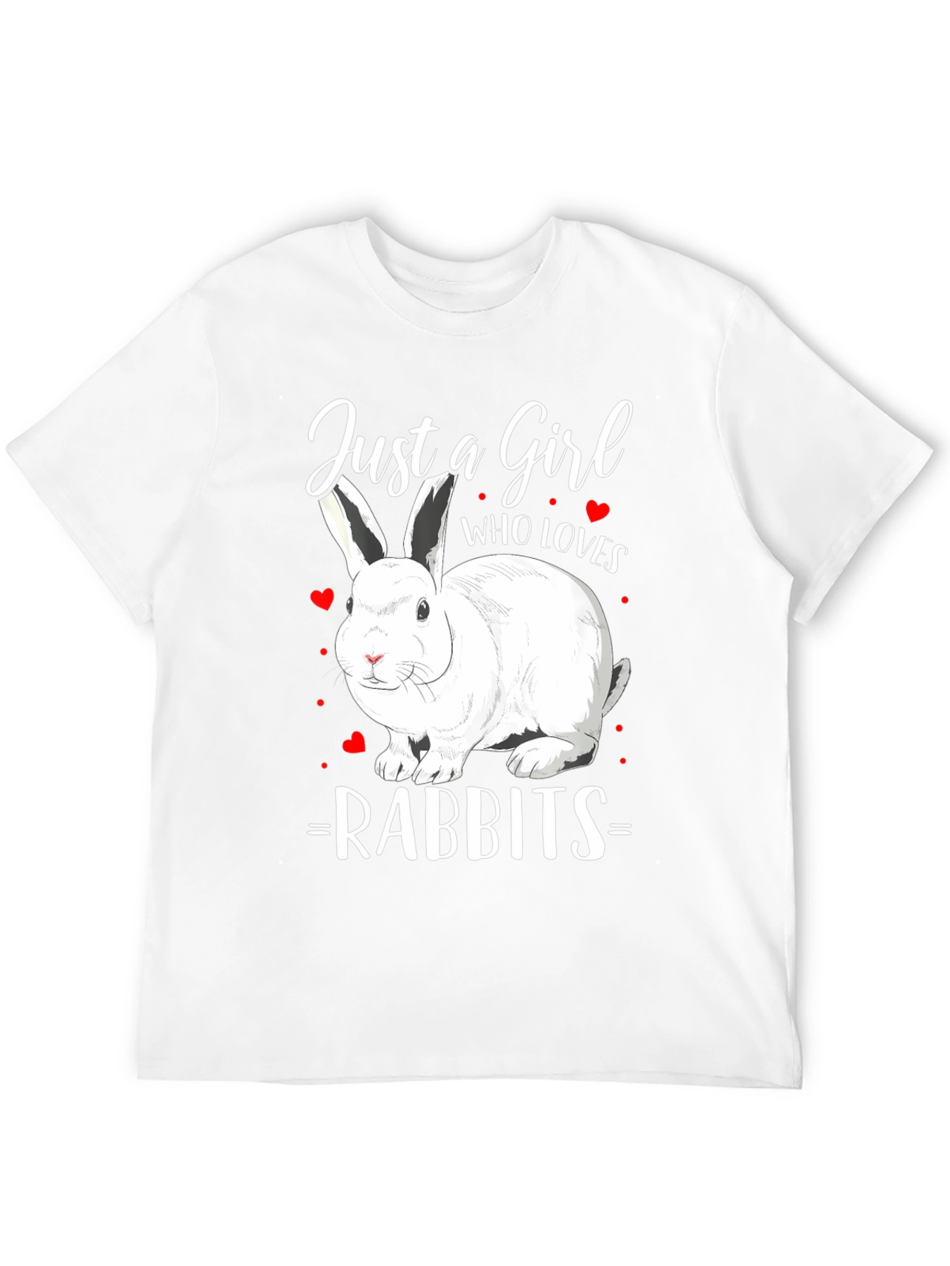 Just a Girl Who Loves Rabbits T-Shirt