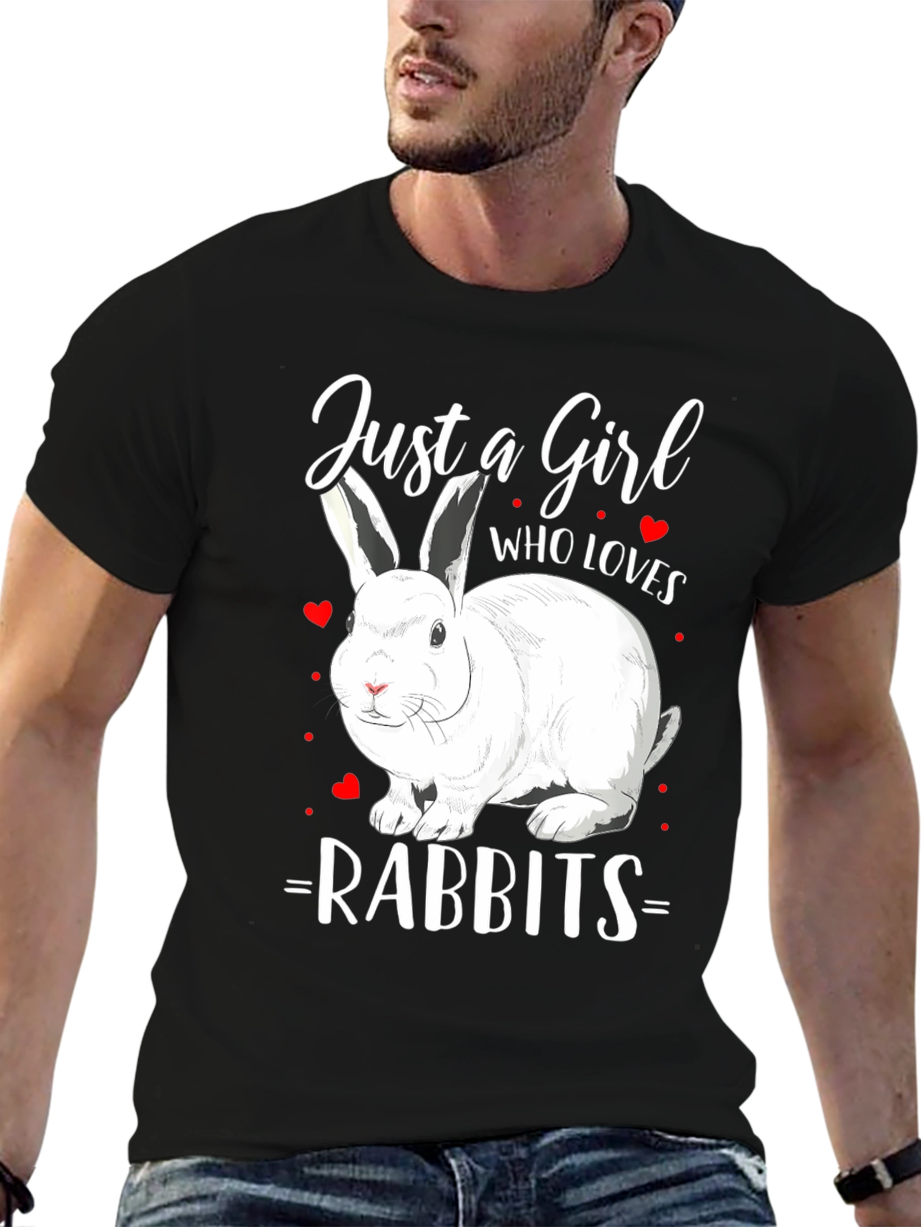 Just a Girl Who Loves Rabbits T-Shirt