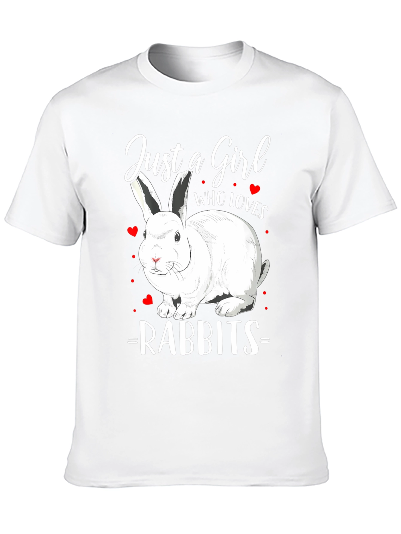 Just a Girl Who Loves Rabbits T-Shirt