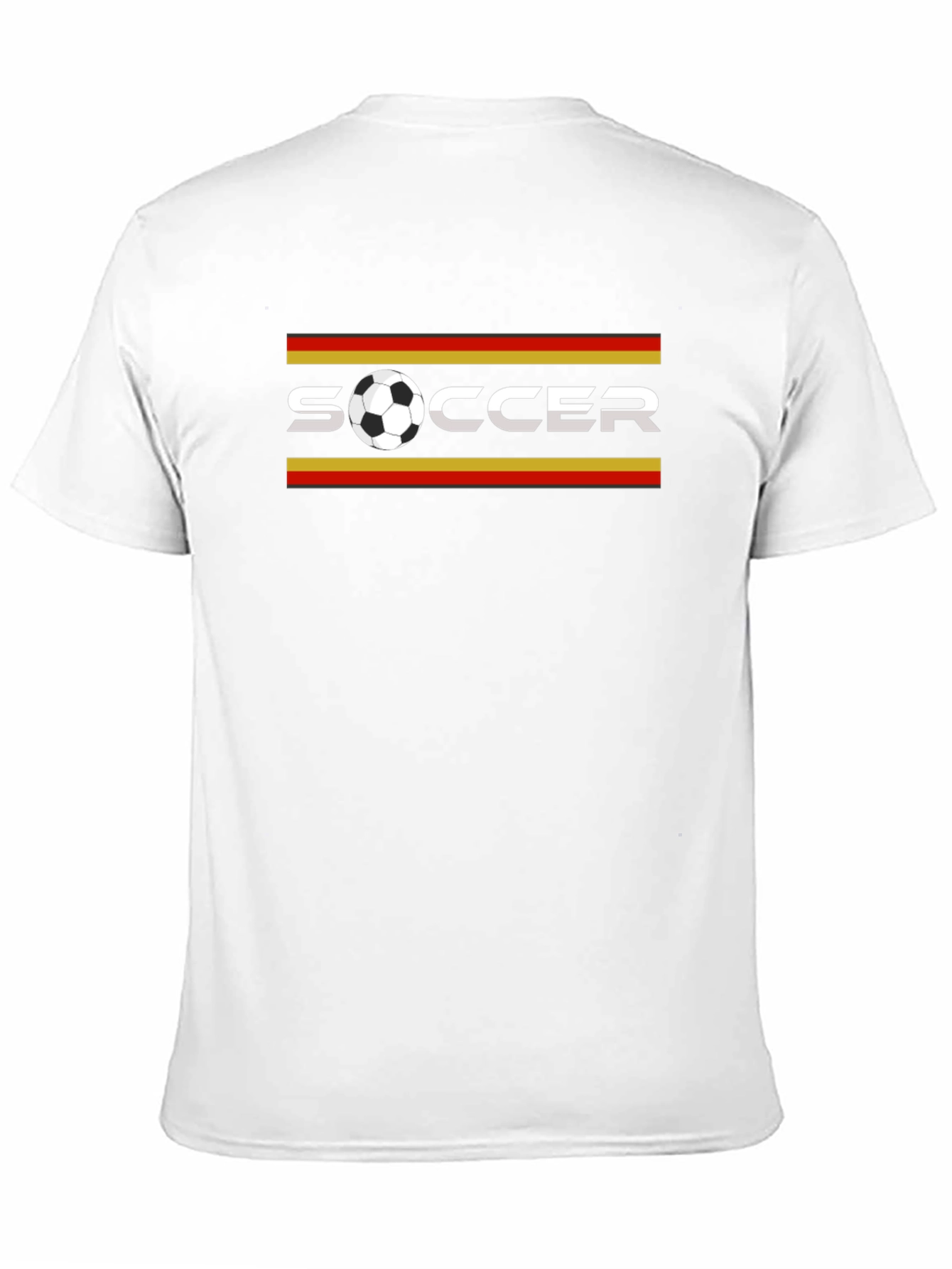 Soccer Graphic T-Shirt - Black Cotton Tee