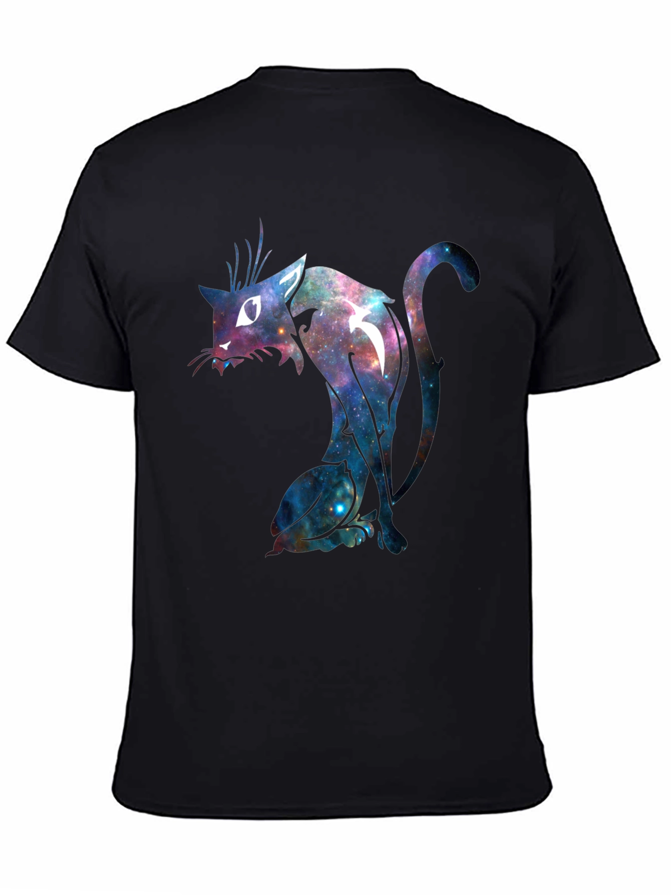 Galaxy Cat Graphic T-Shirt - Unique Design