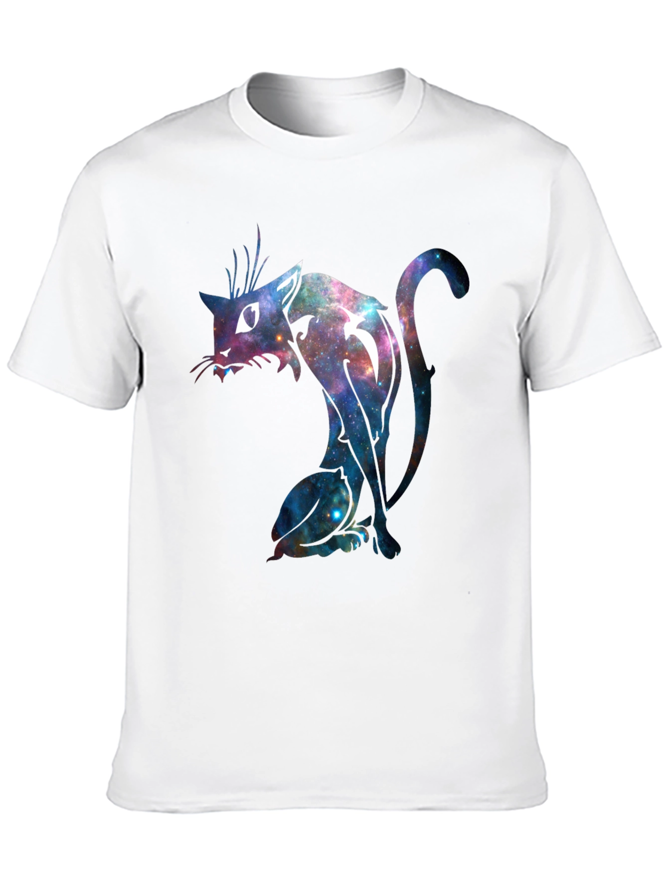 Galaxy Cat Graphic T-Shirt - Unique Design