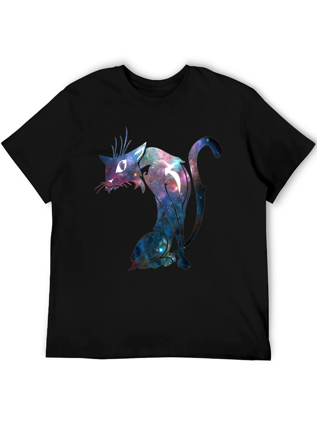 Galaxy Cat Graphic T-Shirt - Unique Design