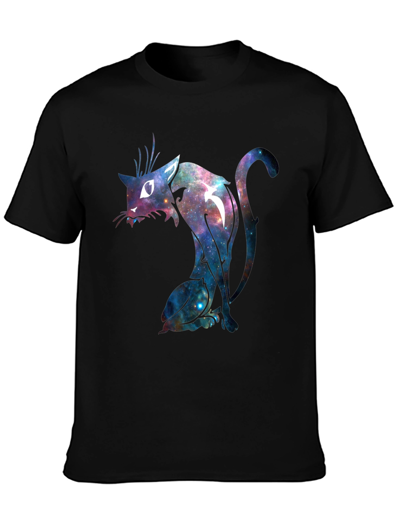 Galaxy Cat Graphic T-Shirt - Unique Design