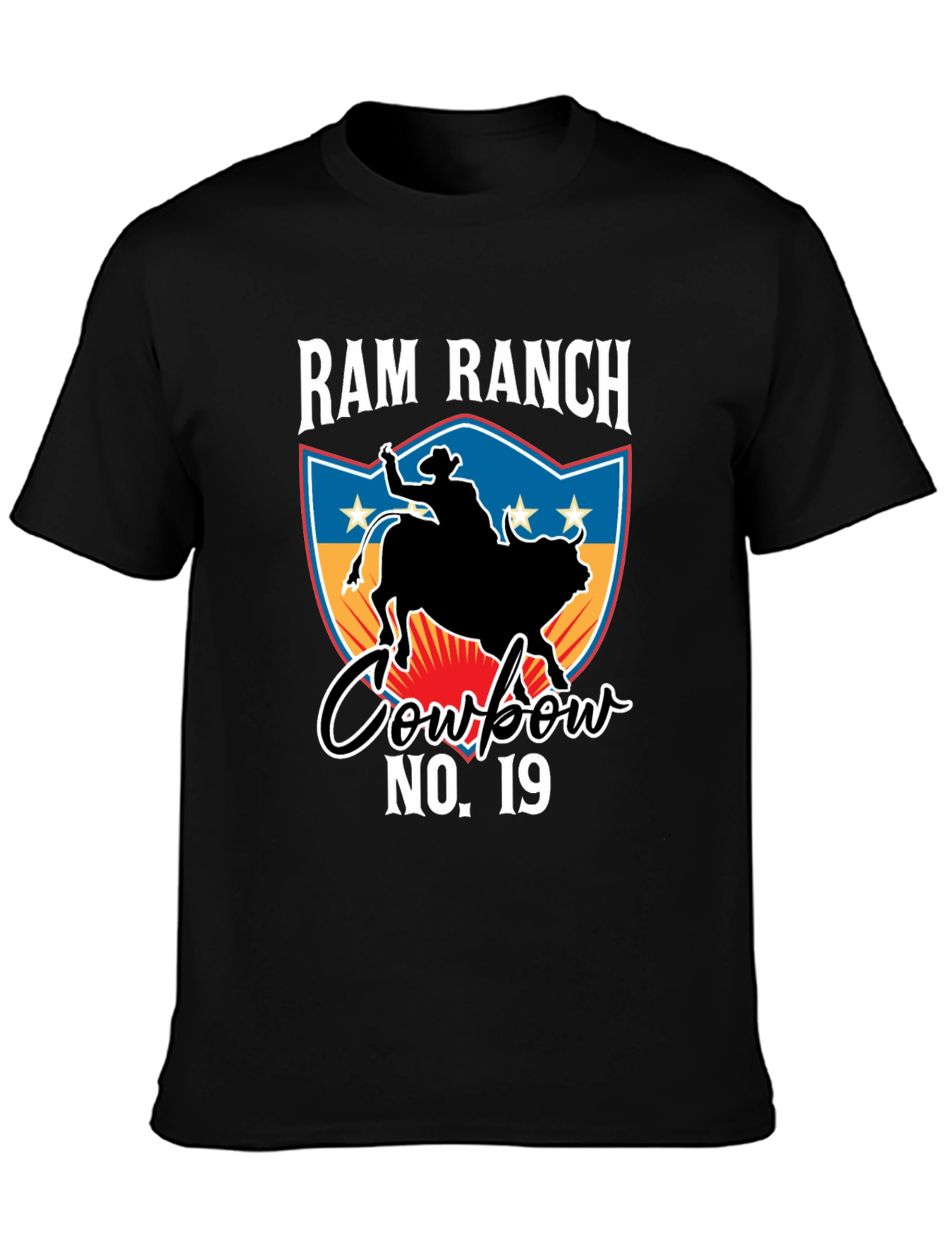Ram Ranch Cowboy No. 19 Graphic Tee