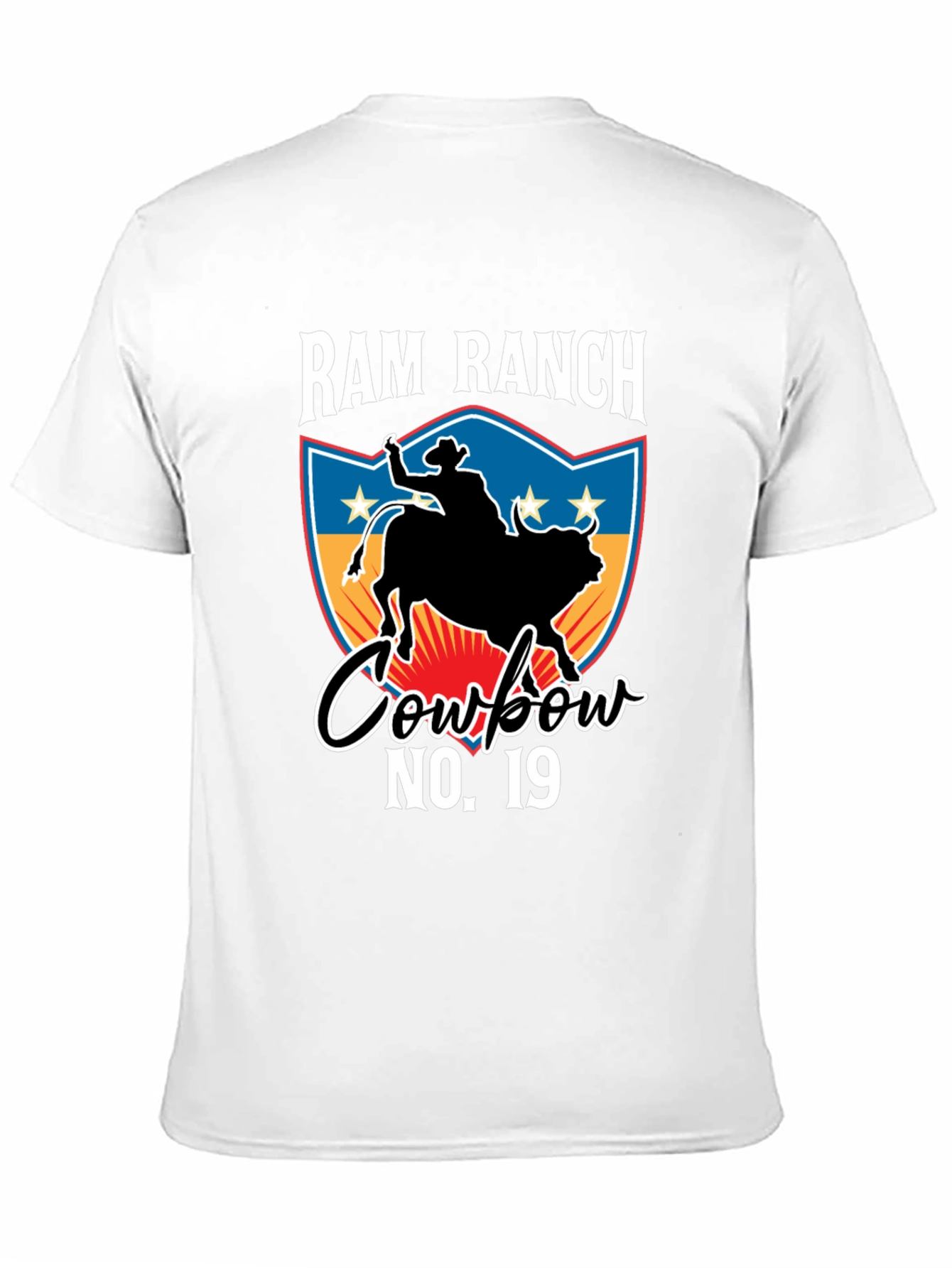 Ram Ranch Cowboy No. 19 Graphic Tee
