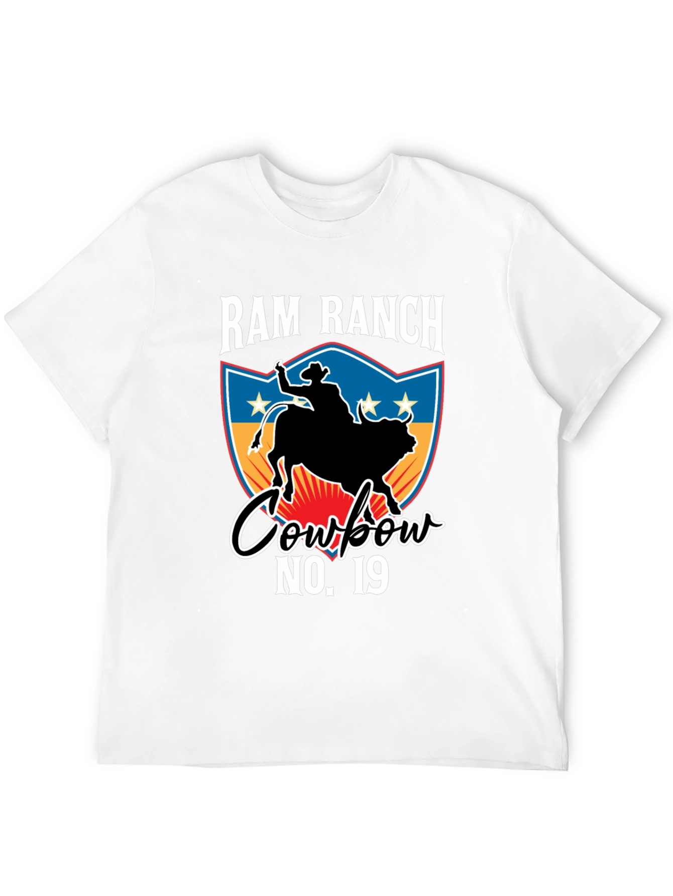 Ram Ranch Cowboy No. 19 Graphic Tee