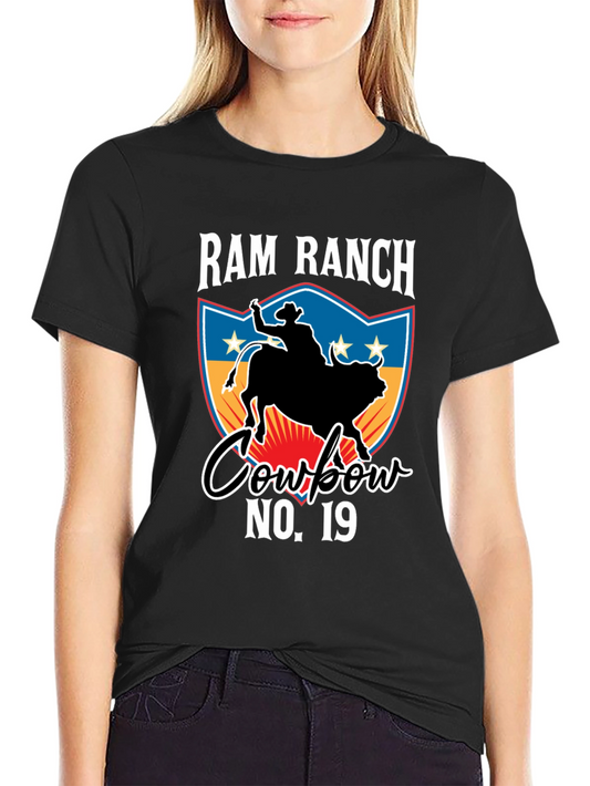 Ram Ranch Cowboy No. 19 Graphic Tee
