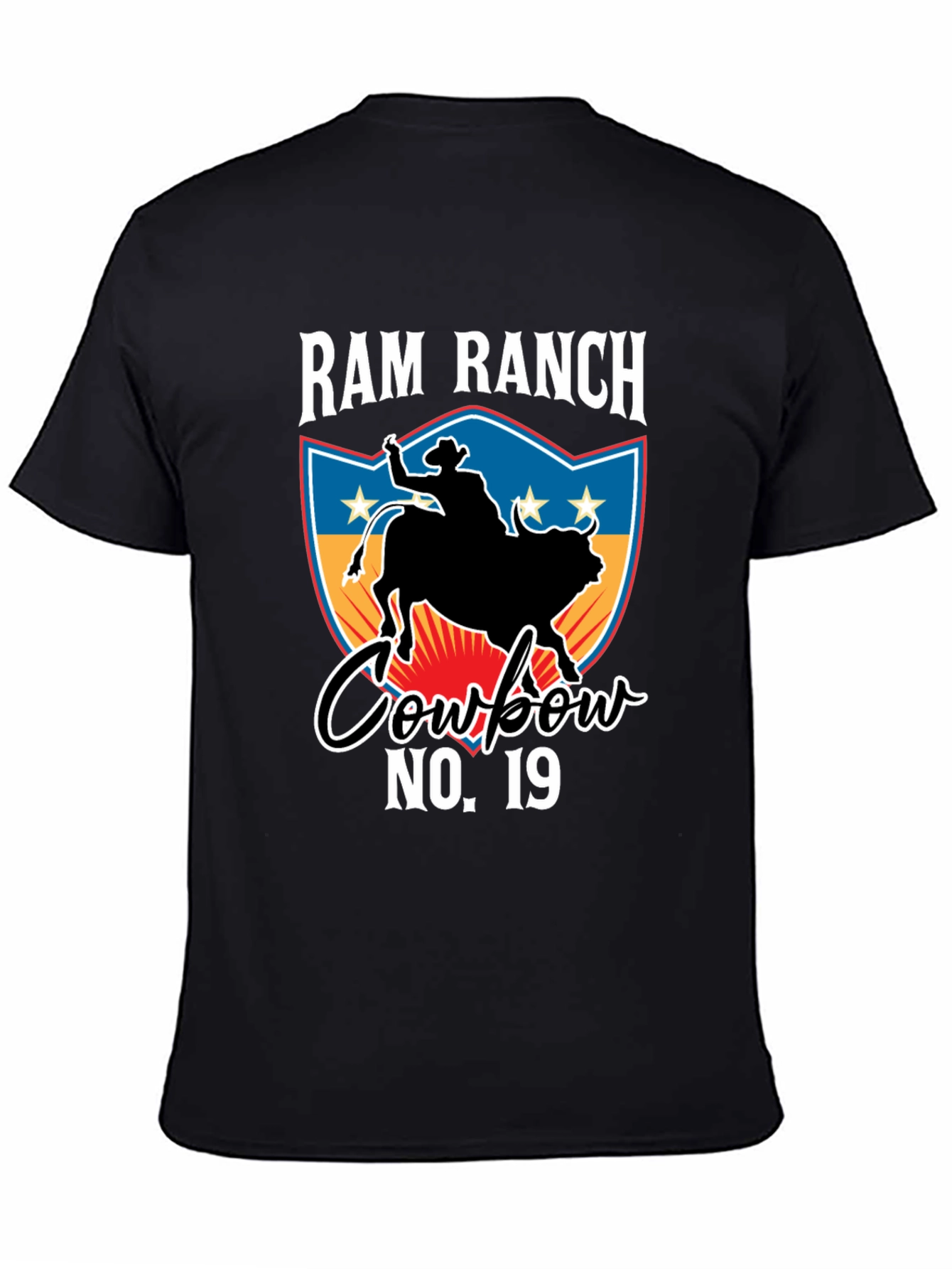 Ram Ranch Cowboy No. 19 Graphic Tee