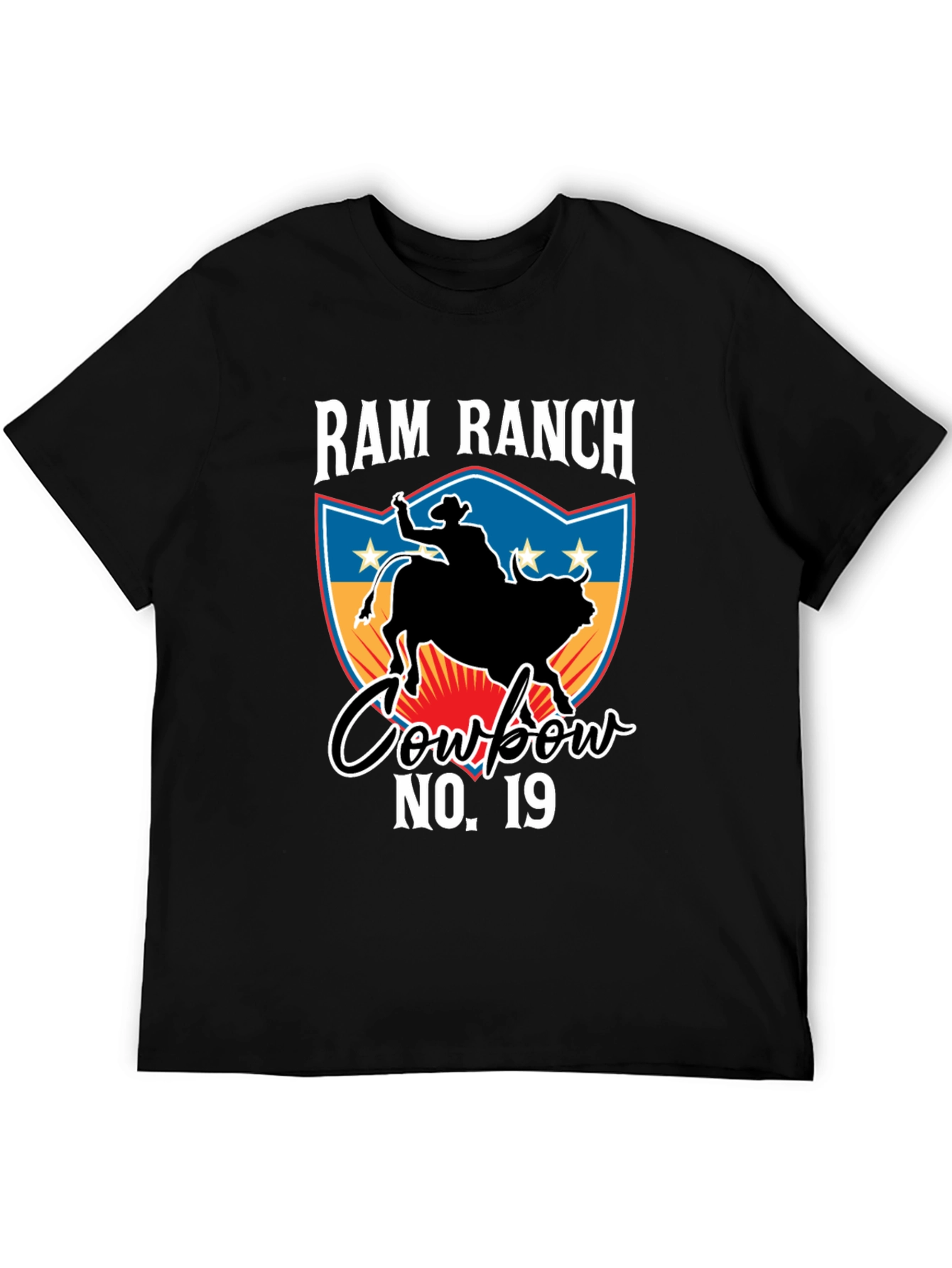 Ram Ranch Cowboy No. 19 Graphic Tee