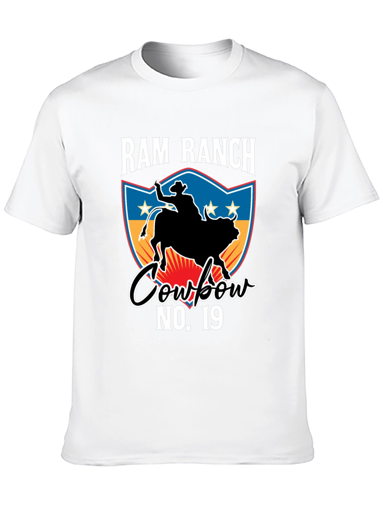 Ram Ranch Cowboy No. 19 Graphic Tee