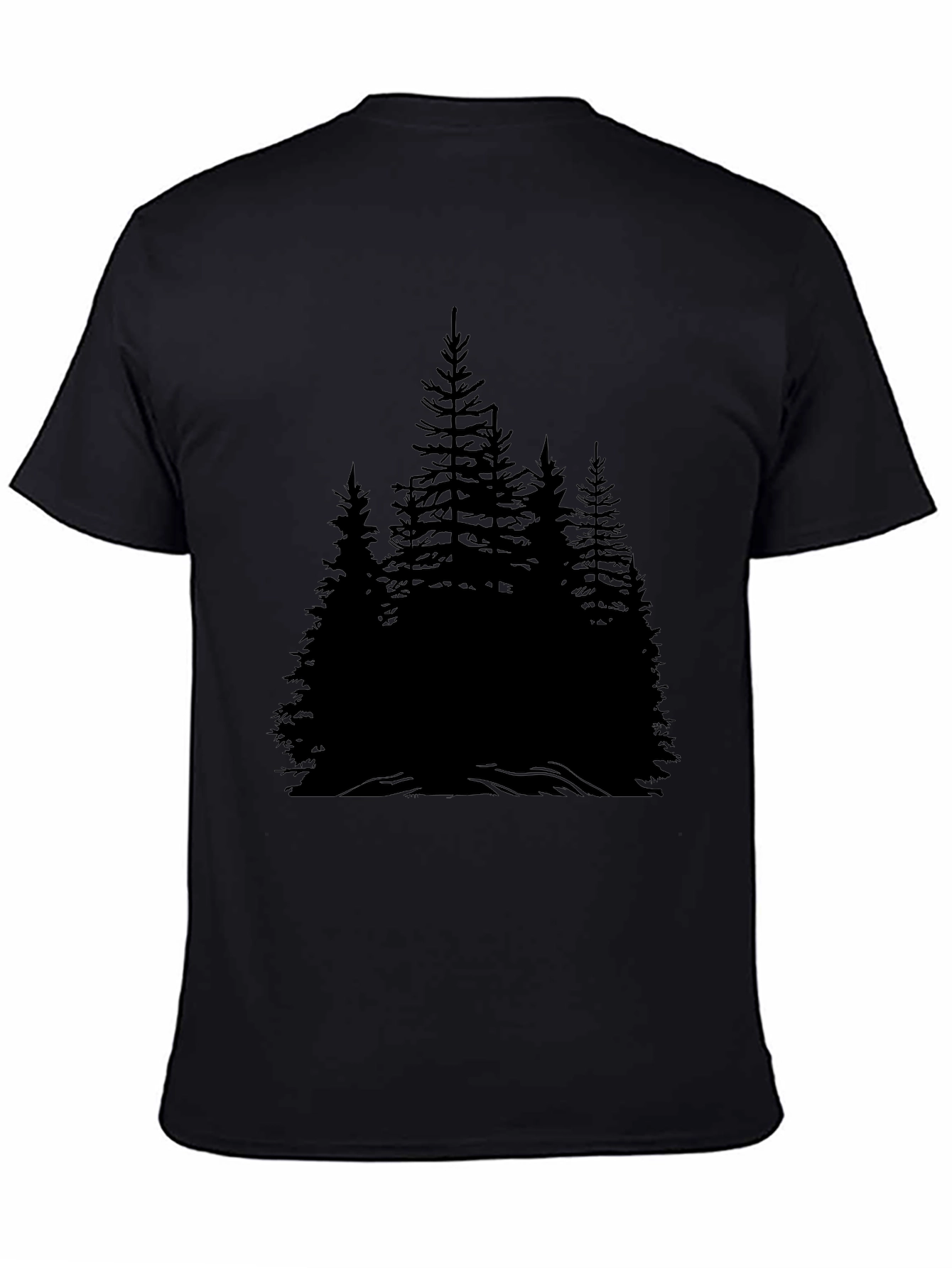 Black Forest T-Shirt - Nature Inspired Graphic Tee