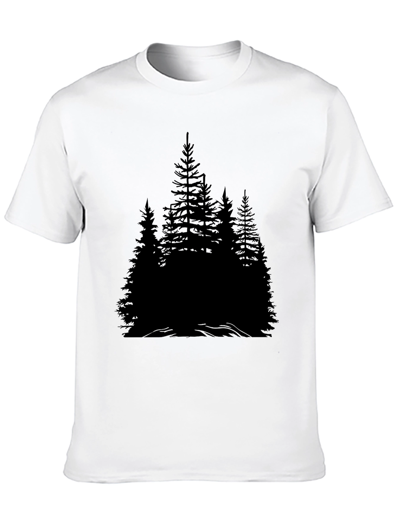 Black Forest T-Shirt - Nature Inspired Graphic Tee