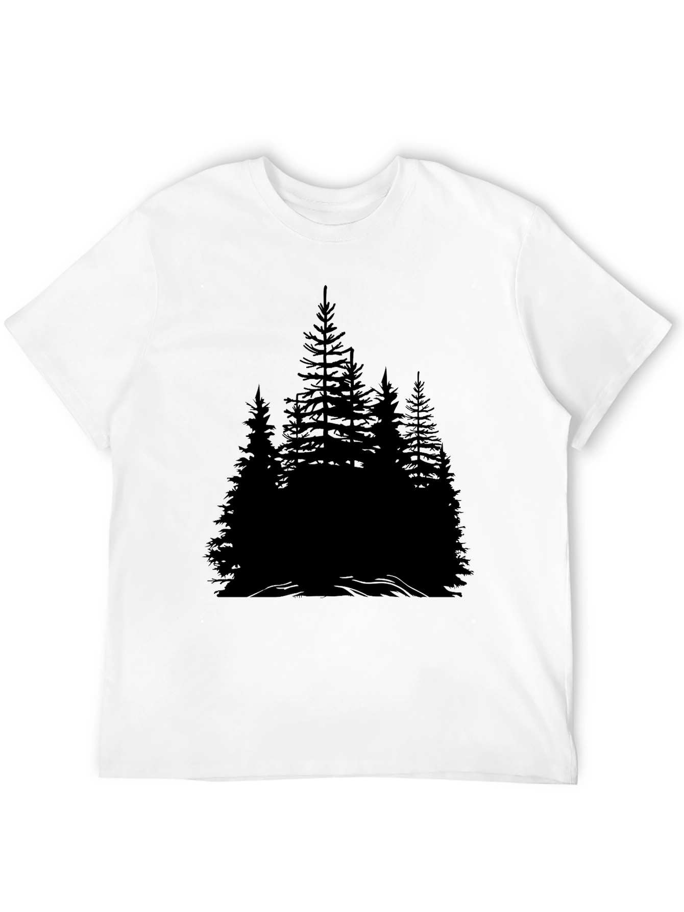 Black Forest T-Shirt - Nature Inspired Graphic Tee