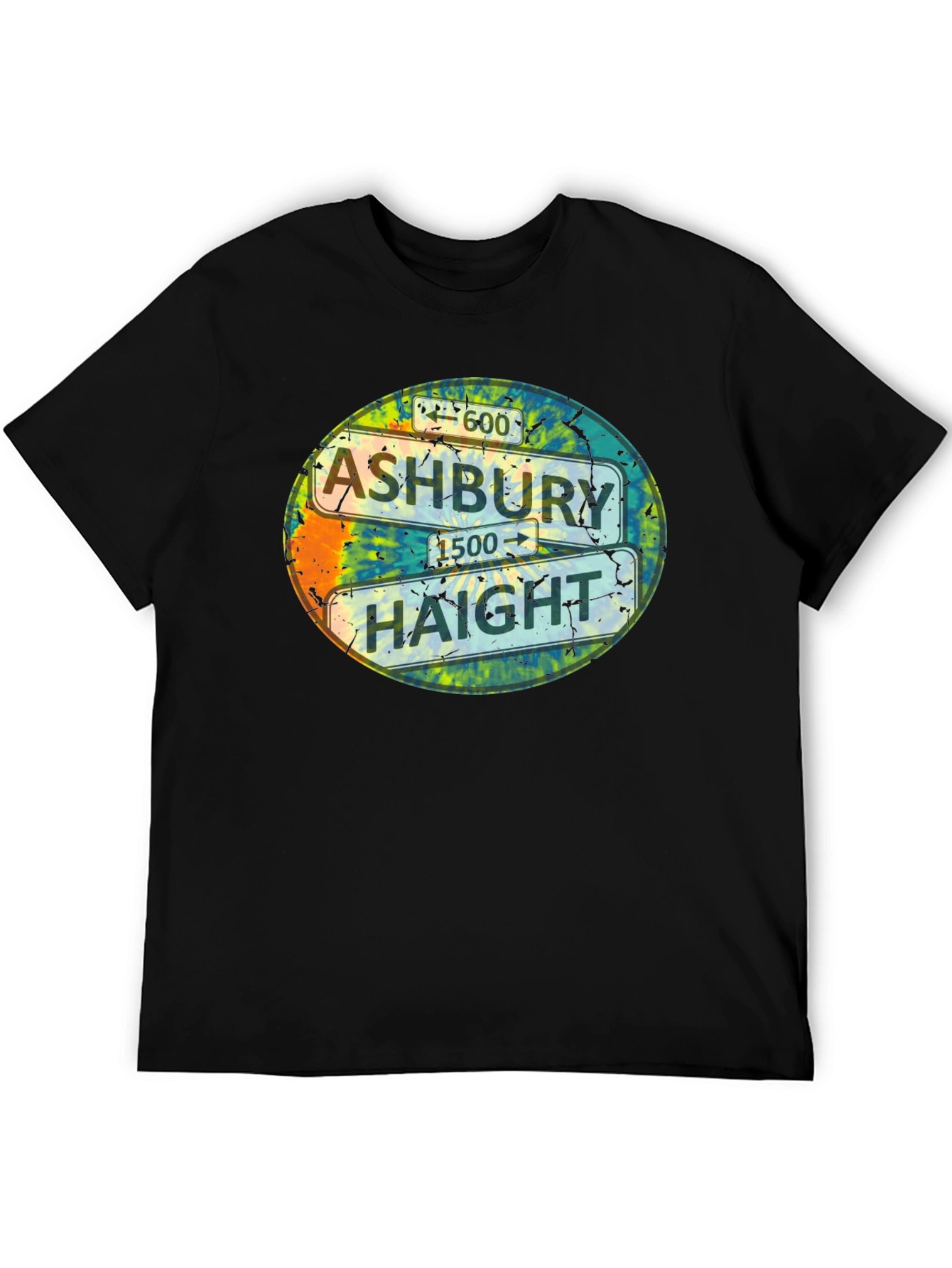 Ashbury Haight T-Shirt Tie Dye San Francisco