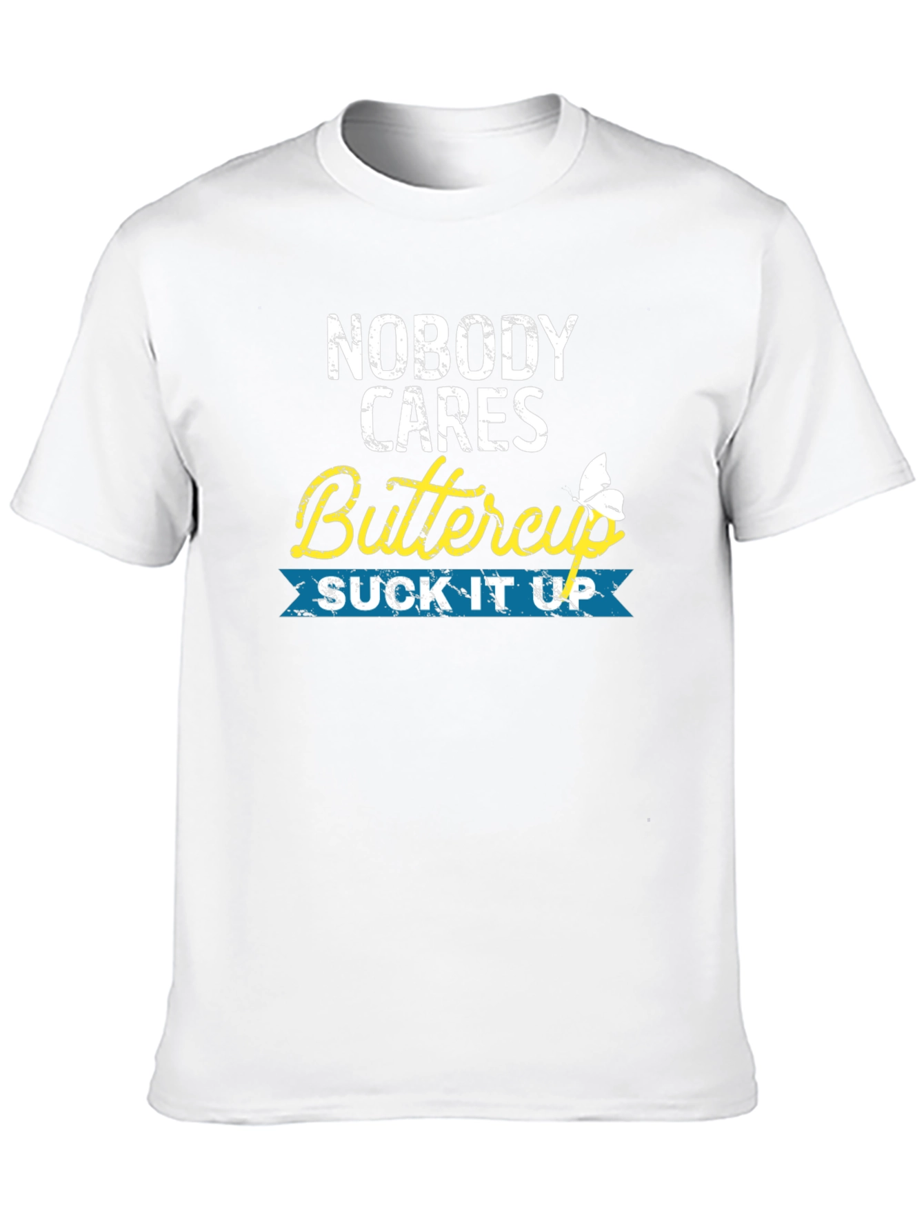 Nobody Cares Buttercup Graphic T-Shirt