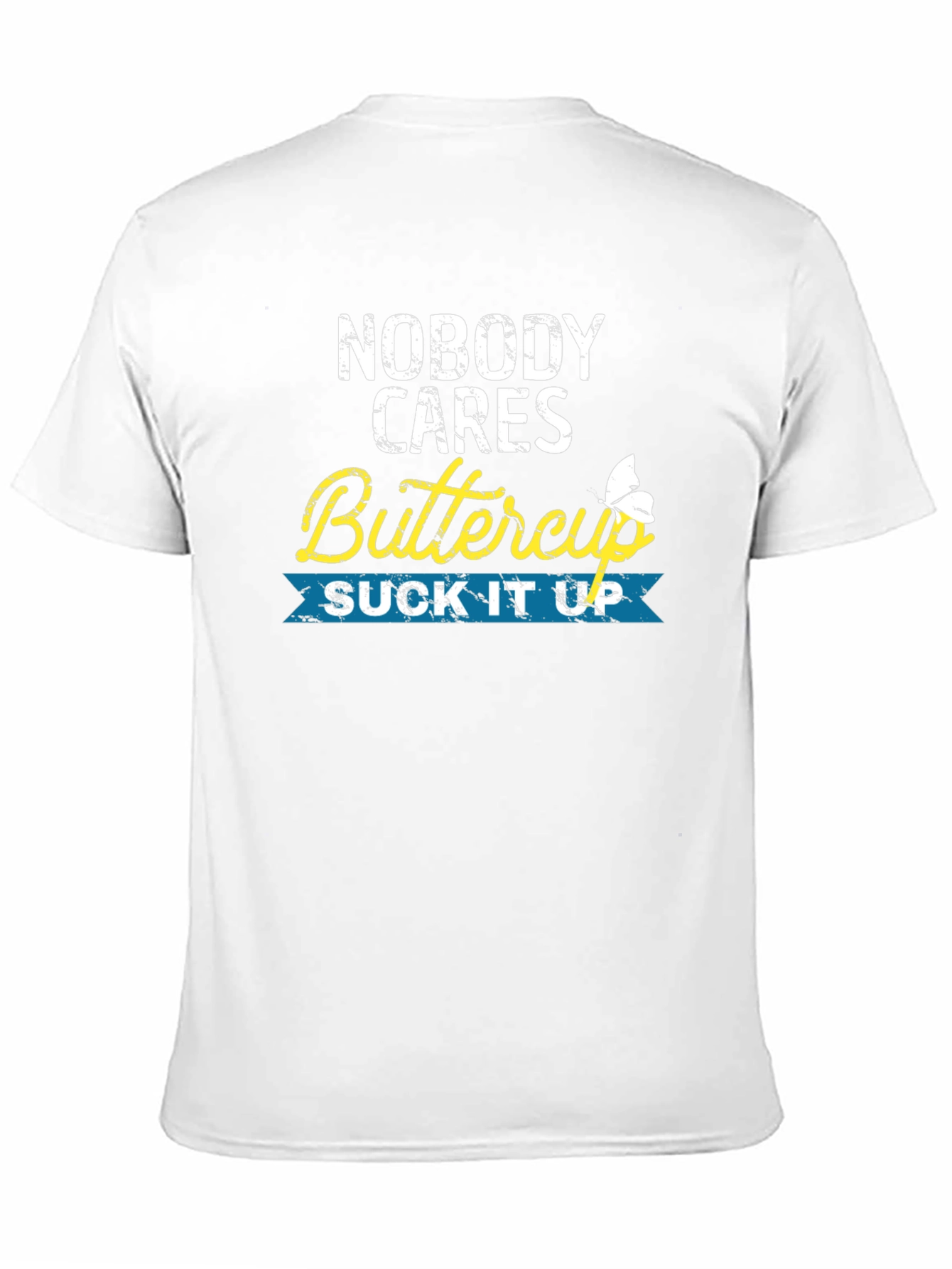 Nobody Cares Buttercup Graphic T-Shirt