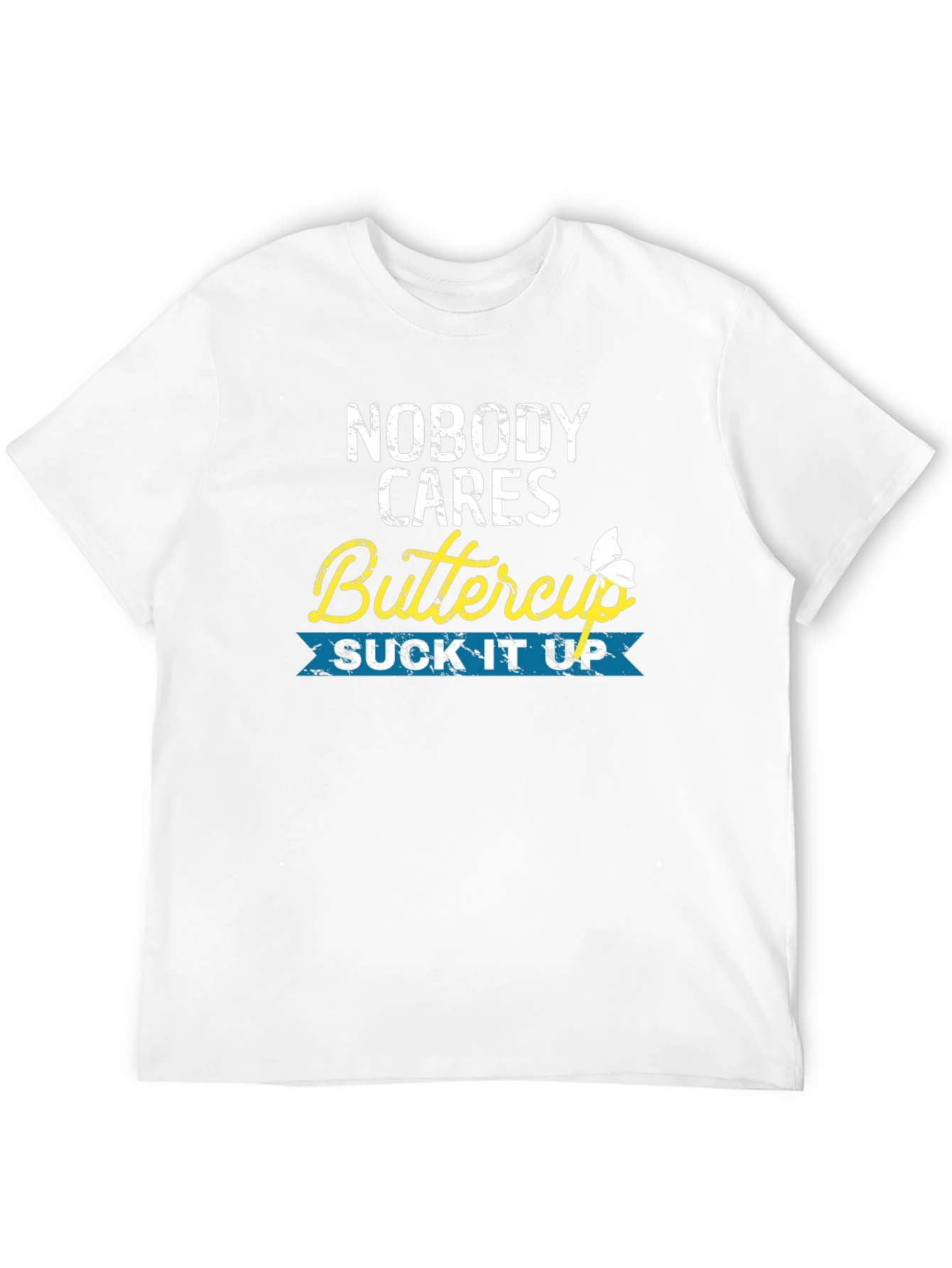 Nobody Cares Buttercup Graphic T-Shirt