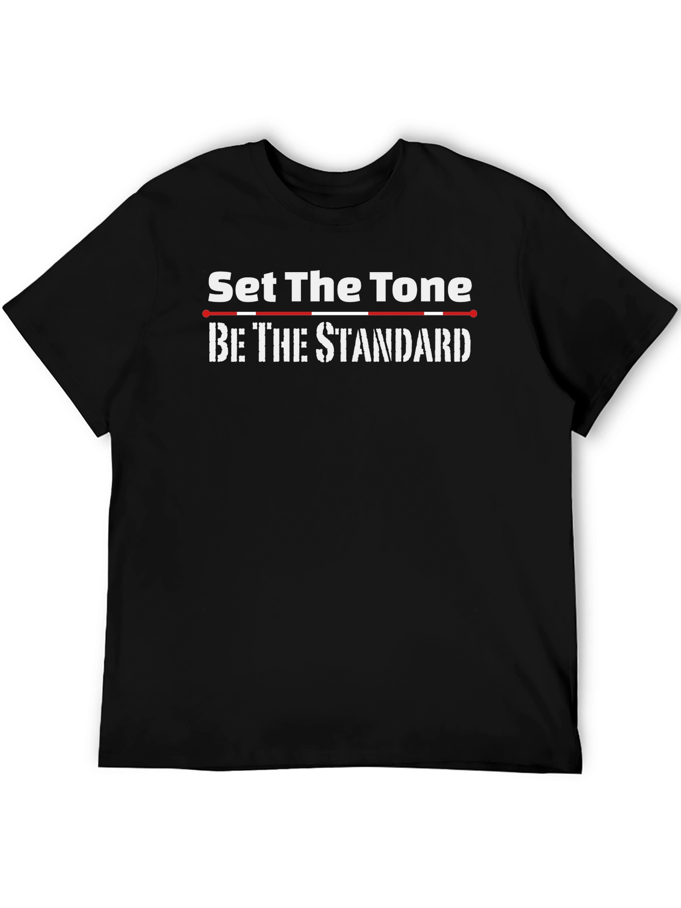 Set The Tone Black Graphic T-Shirt