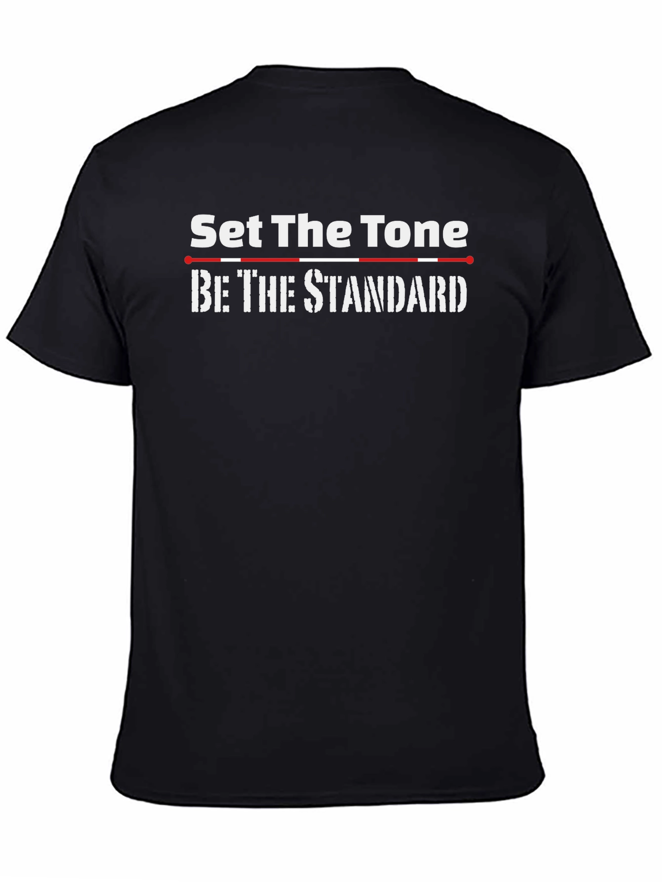 Set The Tone Black Graphic T-Shirt