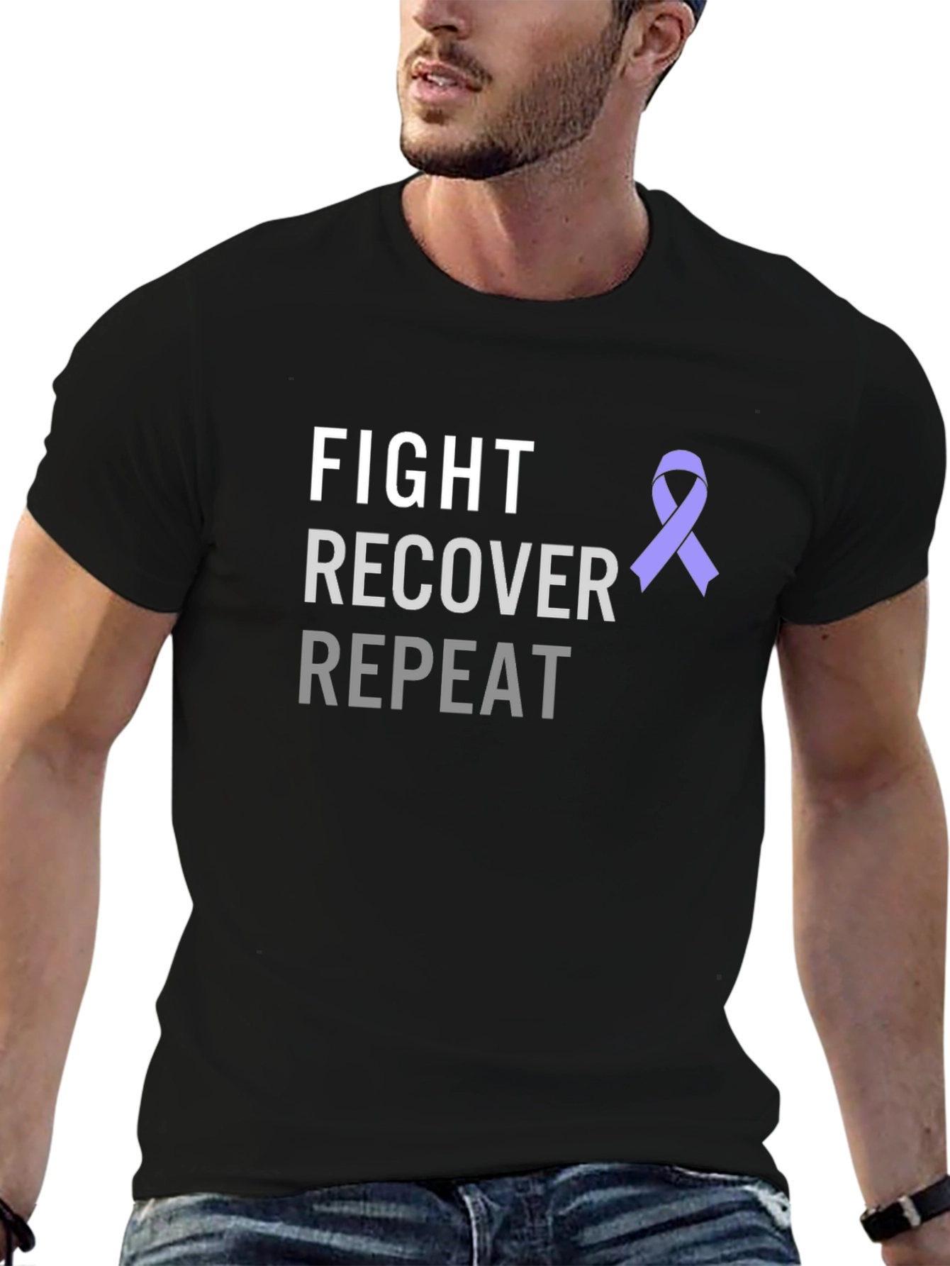 Fight Recover Repeat Awareness T-Shirt
