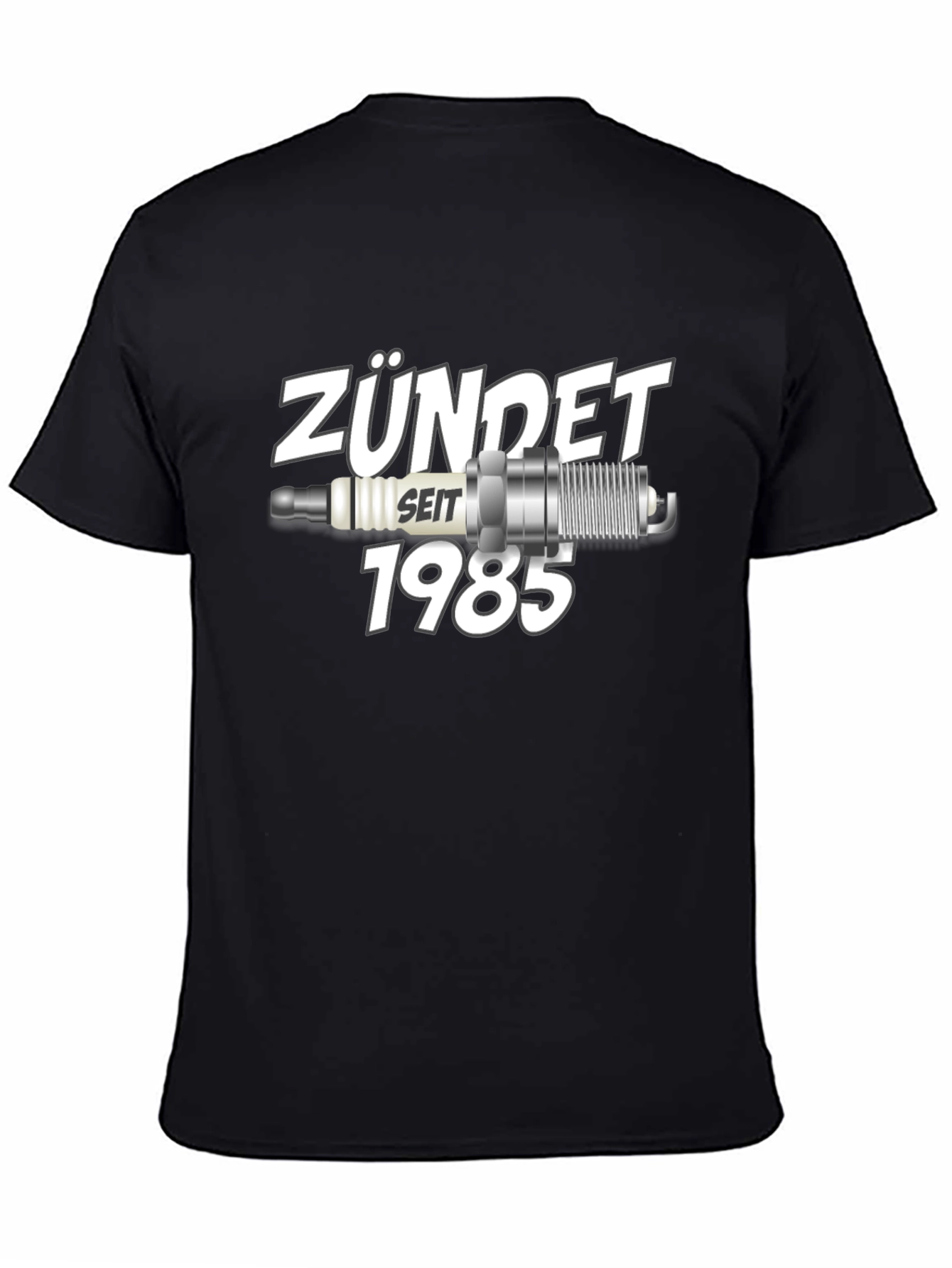 Zündet Seit 1985 T-Shirt Classic Car Spark Plug Design