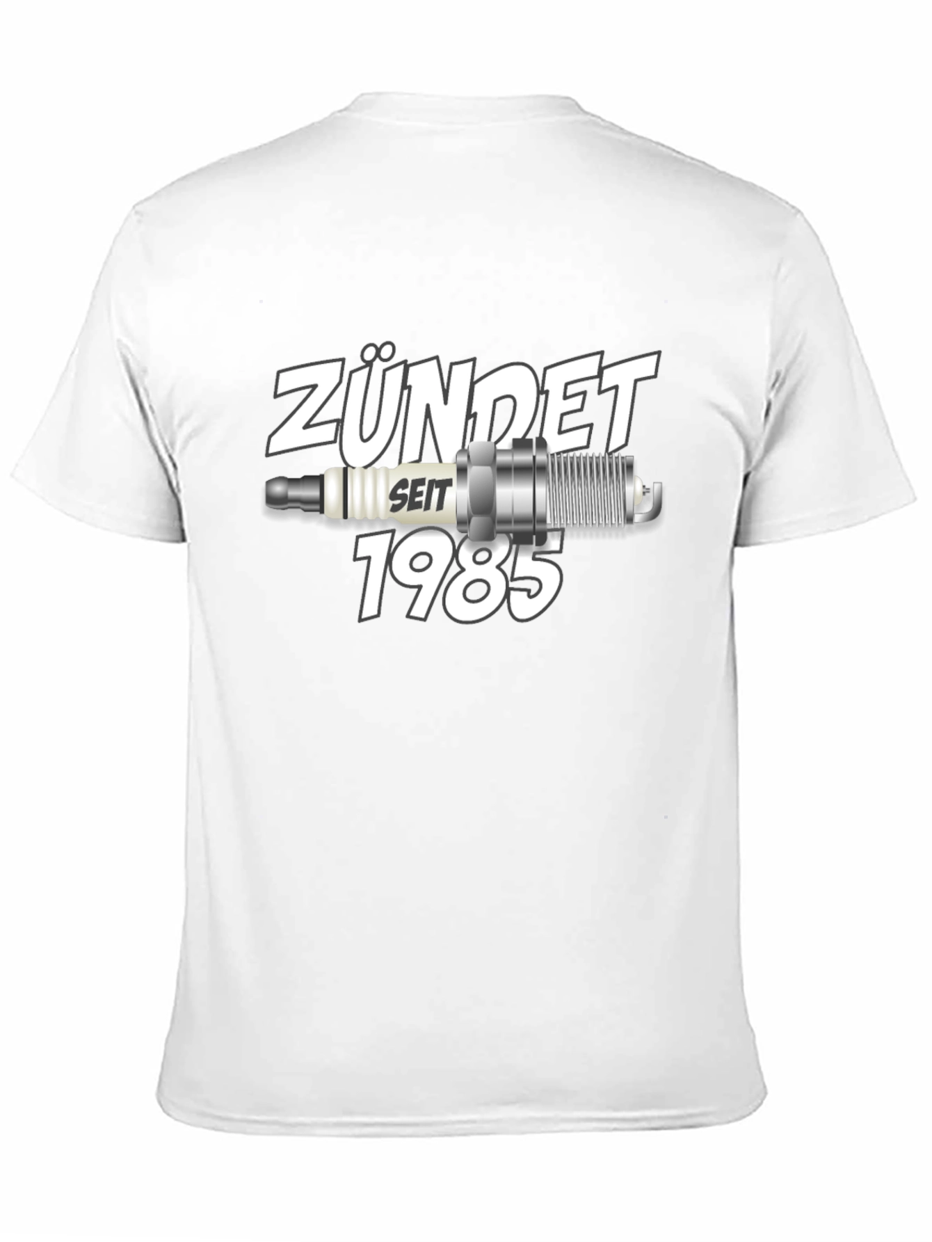 Zündet Seit 1985 T-Shirt Classic Car Spark Plug Design
