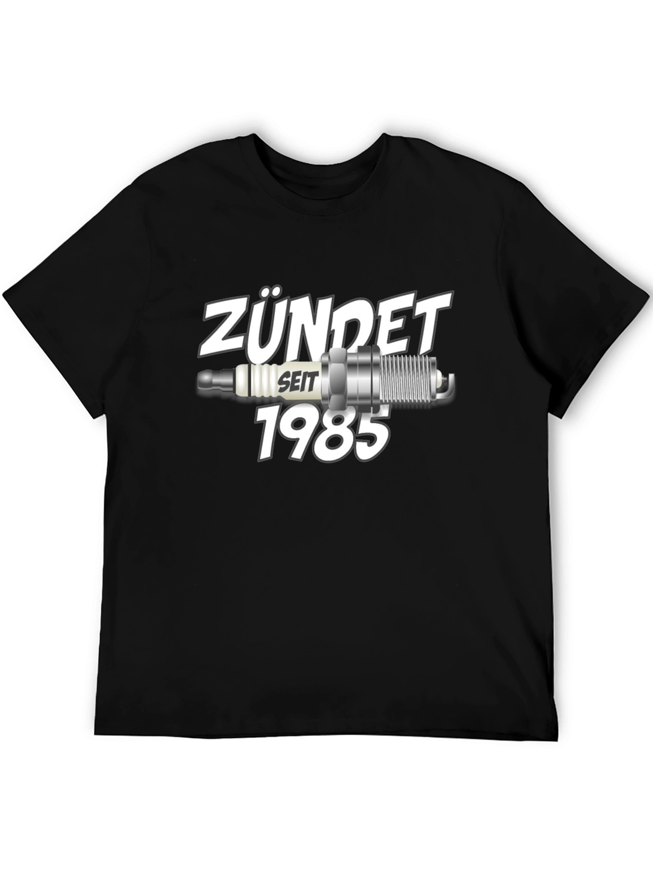 Zündet Seit 1985 T-Shirt Classic Car Spark Plug Design