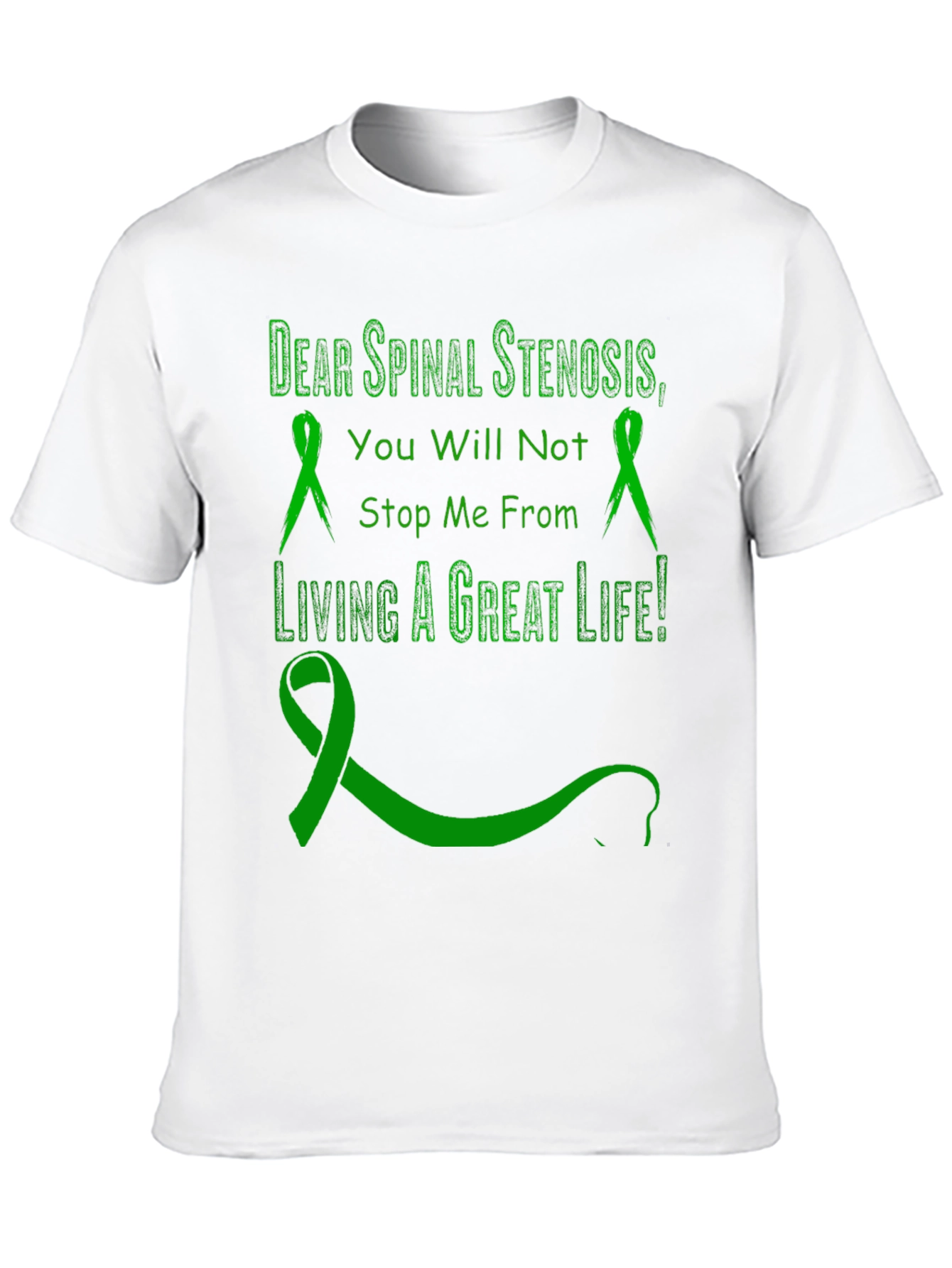 Spinal Stenosis Awareness Ribbon T-Shirt