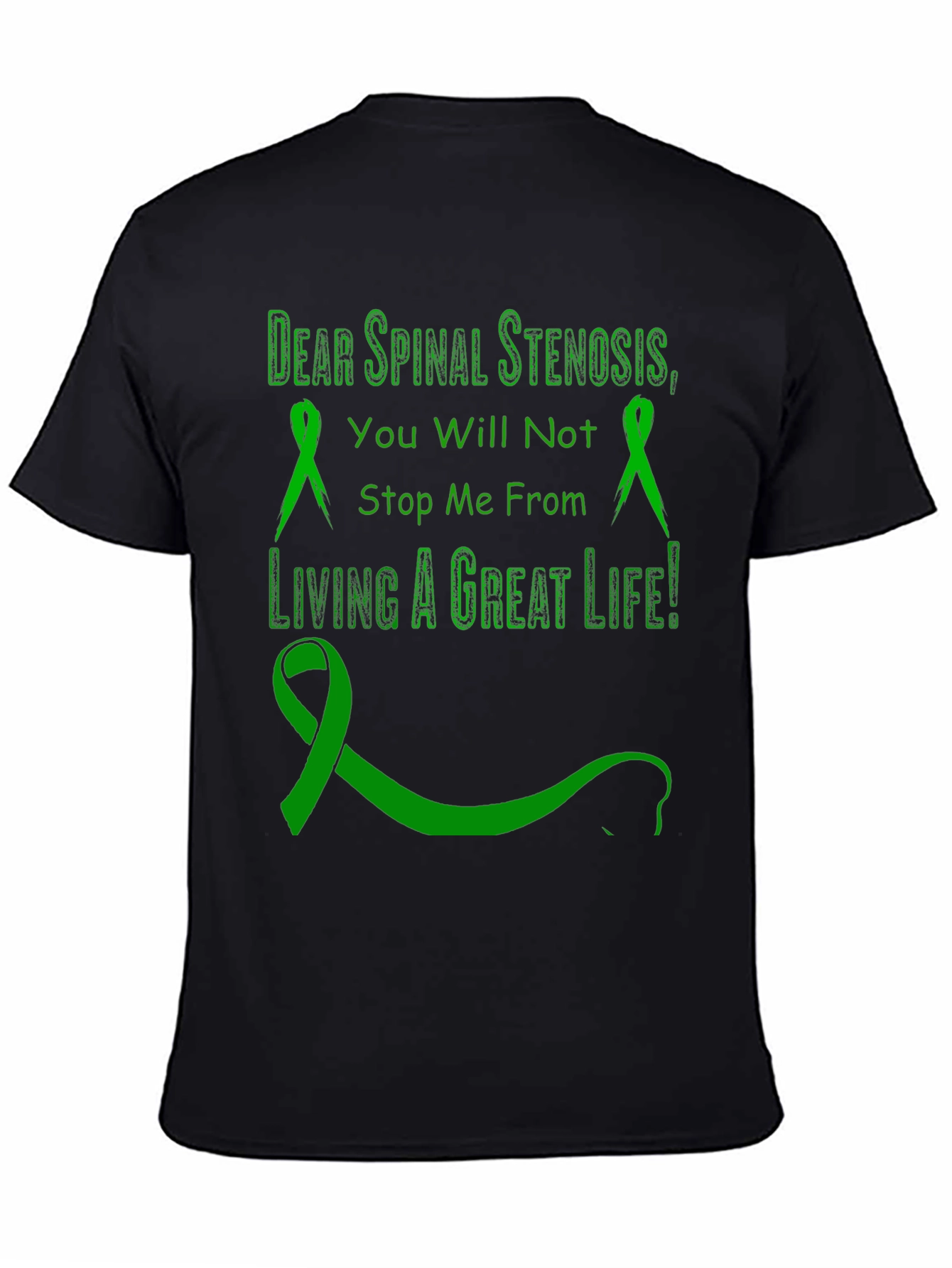 Spinal Stenosis Awareness Ribbon T-Shirt