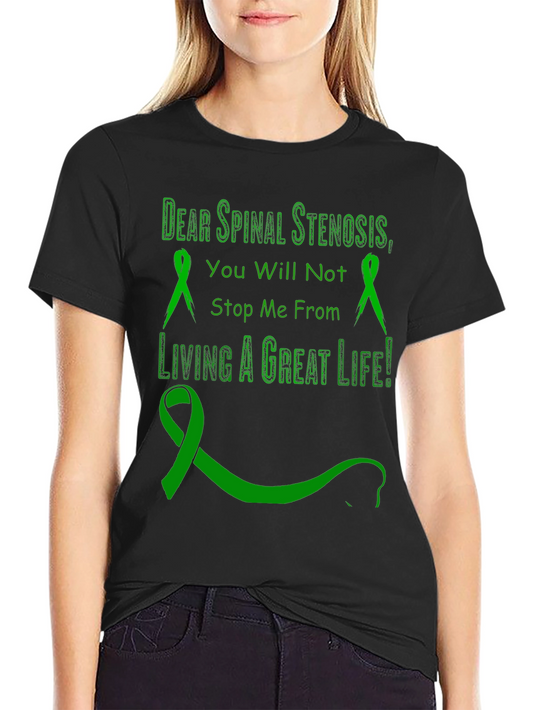 Spinal Stenosis Awareness Ribbon T-Shirt
