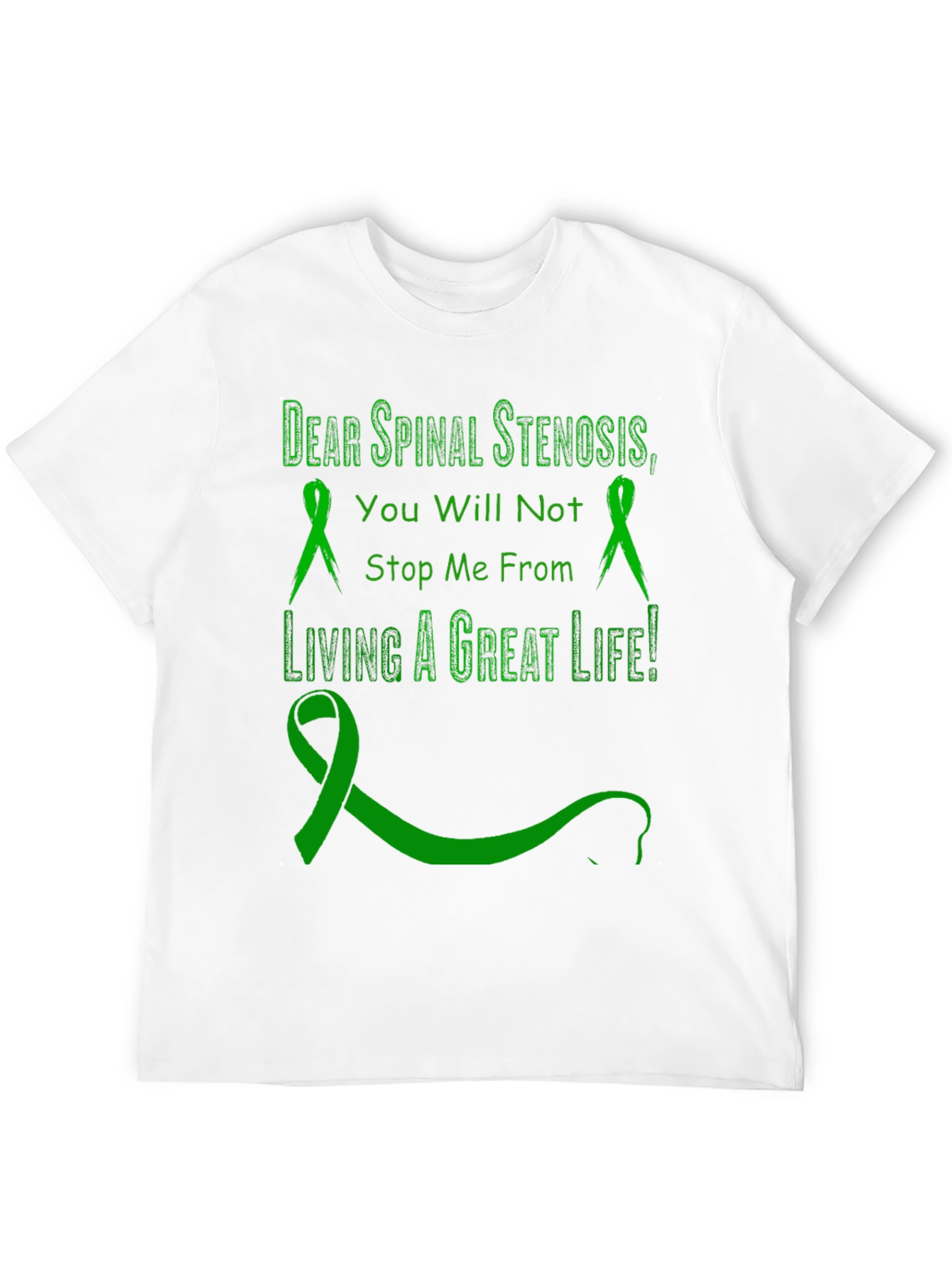 Spinal Stenosis Awareness Ribbon T-Shirt