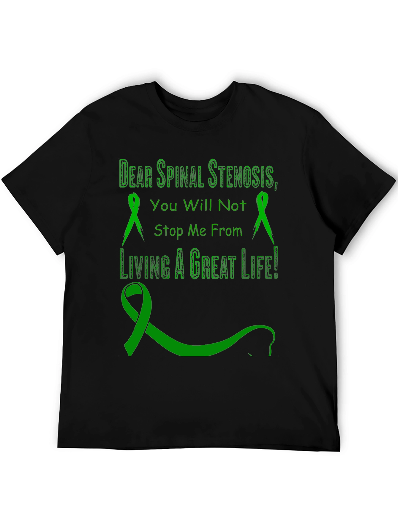 Spinal Stenosis Awareness Ribbon T-Shirt