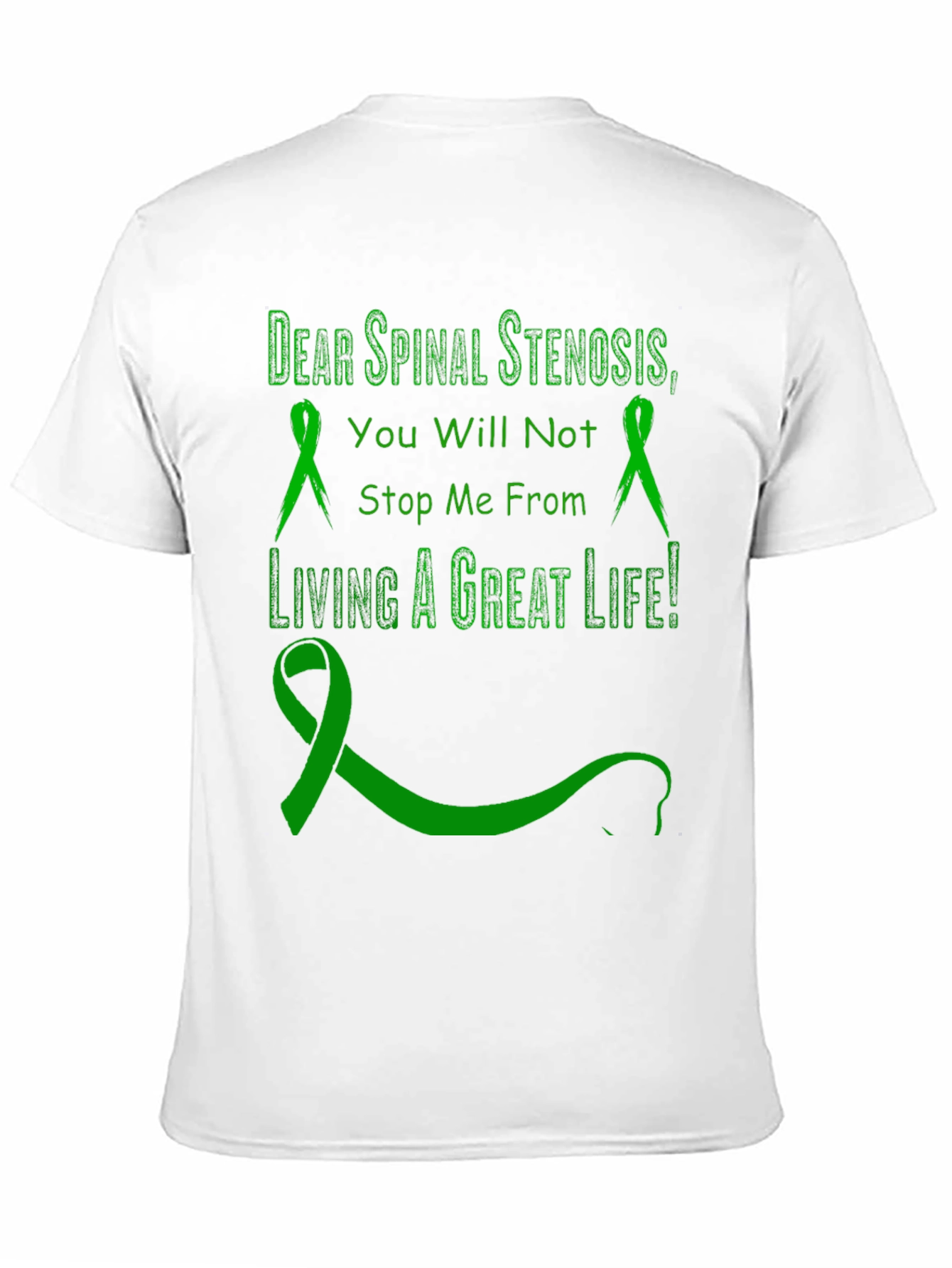 Spinal Stenosis Awareness Ribbon T-Shirt