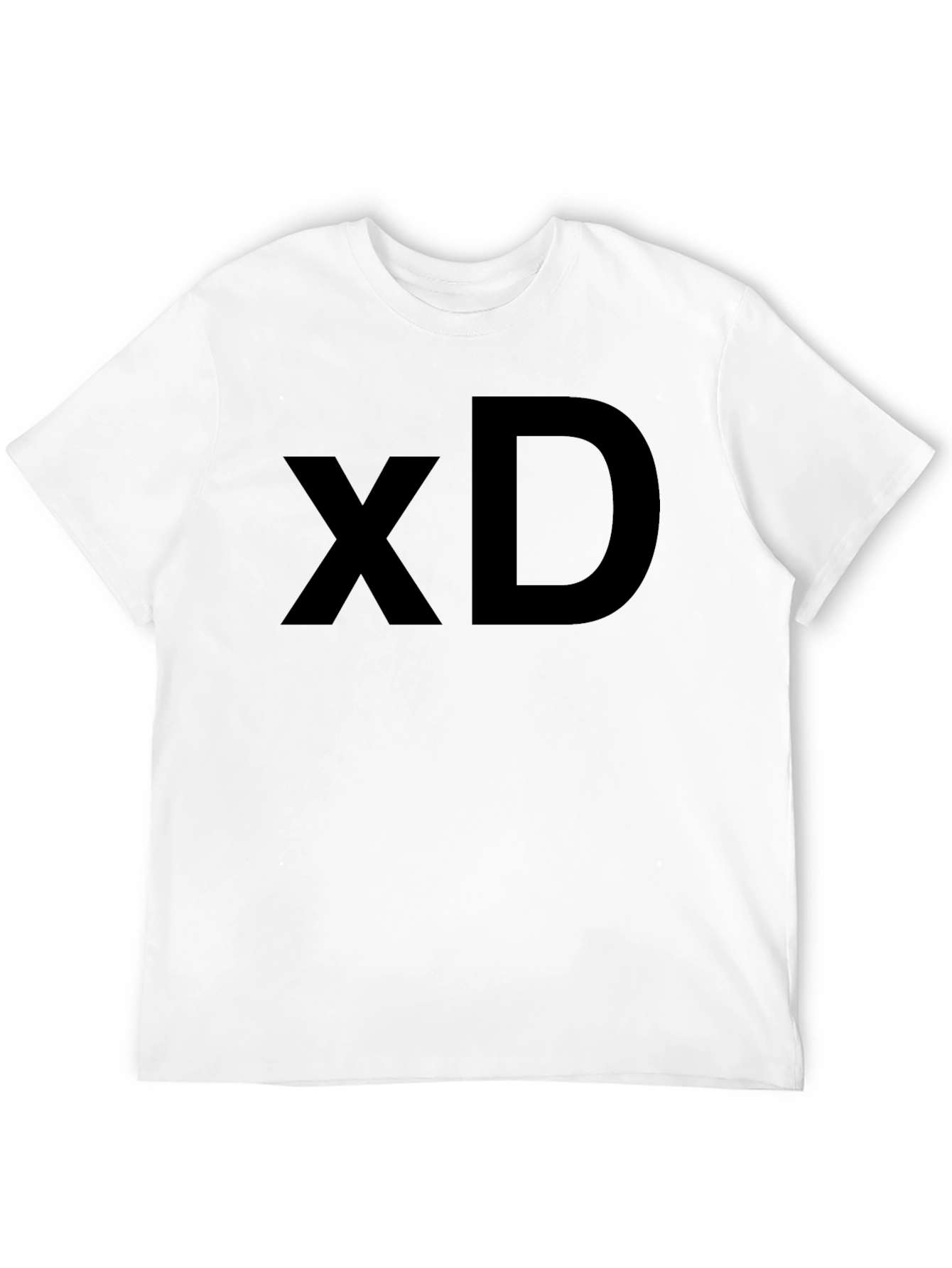 XD Graphic Tee - Classic Black Cotton T-Shirt