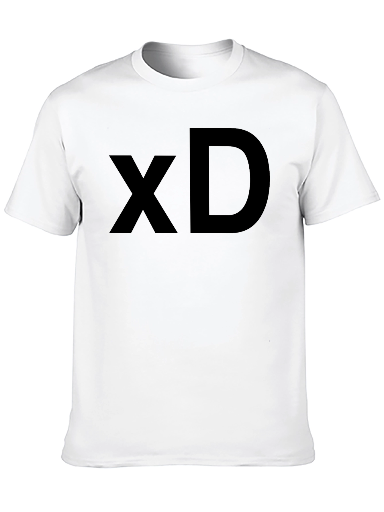XD Graphic Tee - Classic Black Cotton T-Shirt