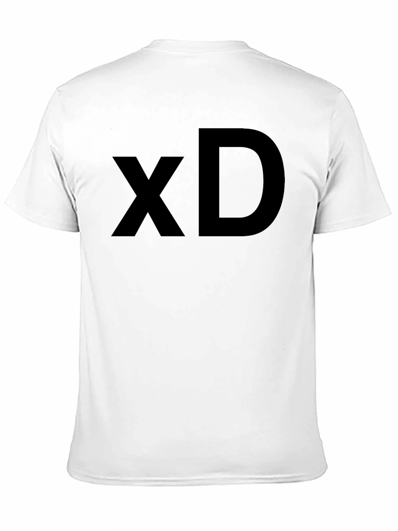 XD Graphic Tee - Classic Black Cotton T-Shirt