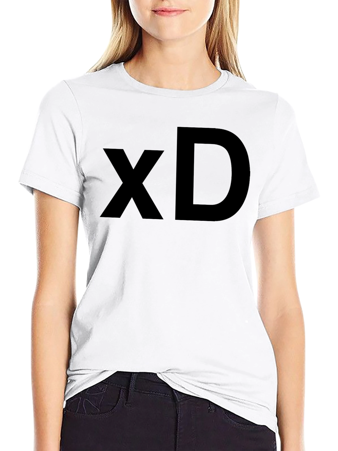XD Graphic Tee - Classic Black Cotton T-Shirt