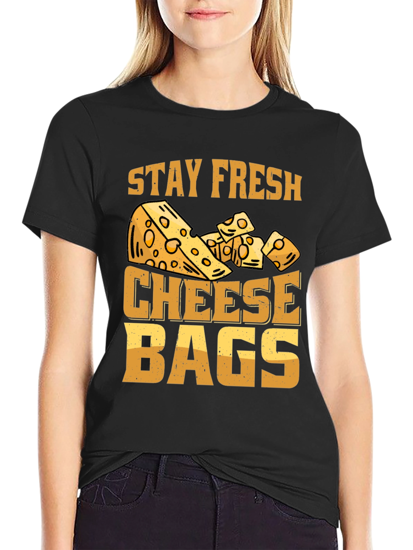 Stay Fresh Cheese Bags Graphic Tee